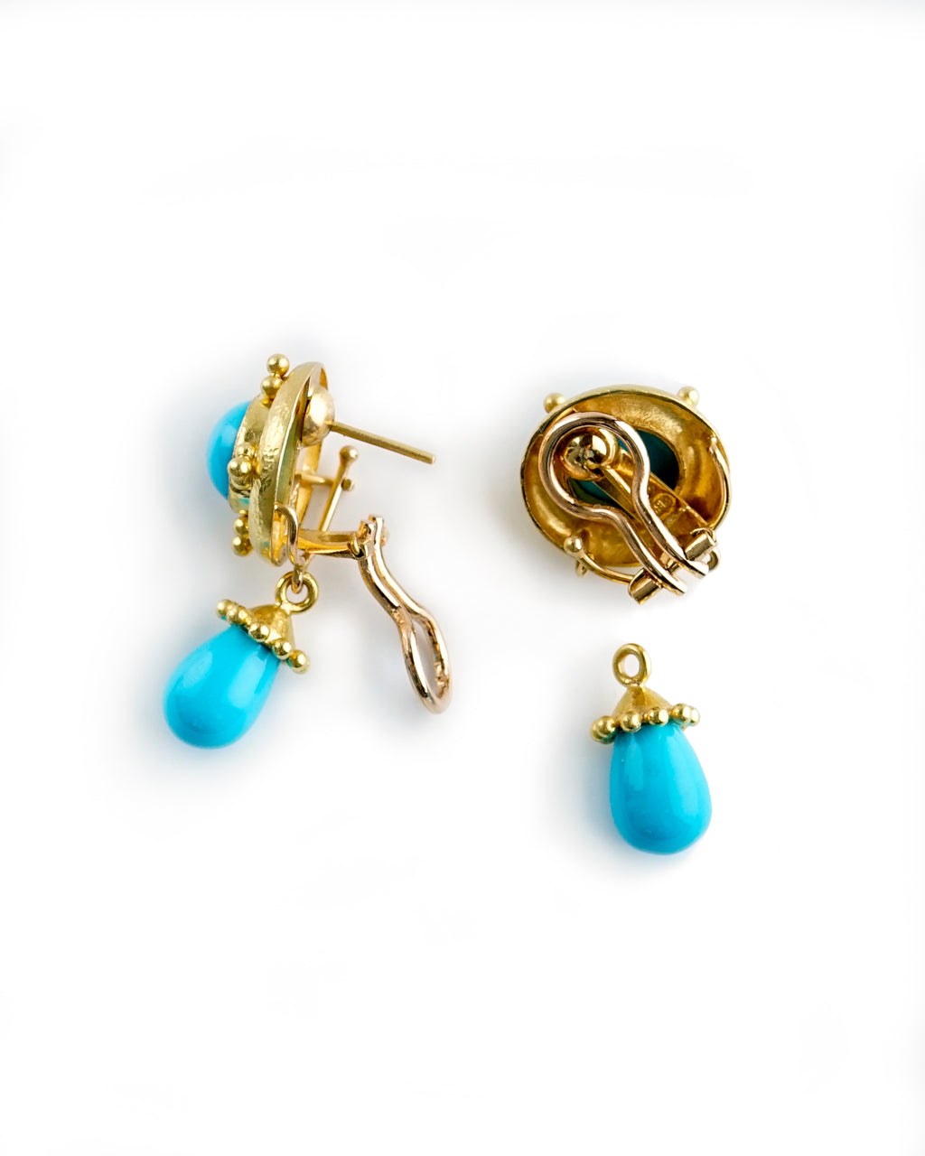 Sleeping Beauty Turquoise Drop Earrings