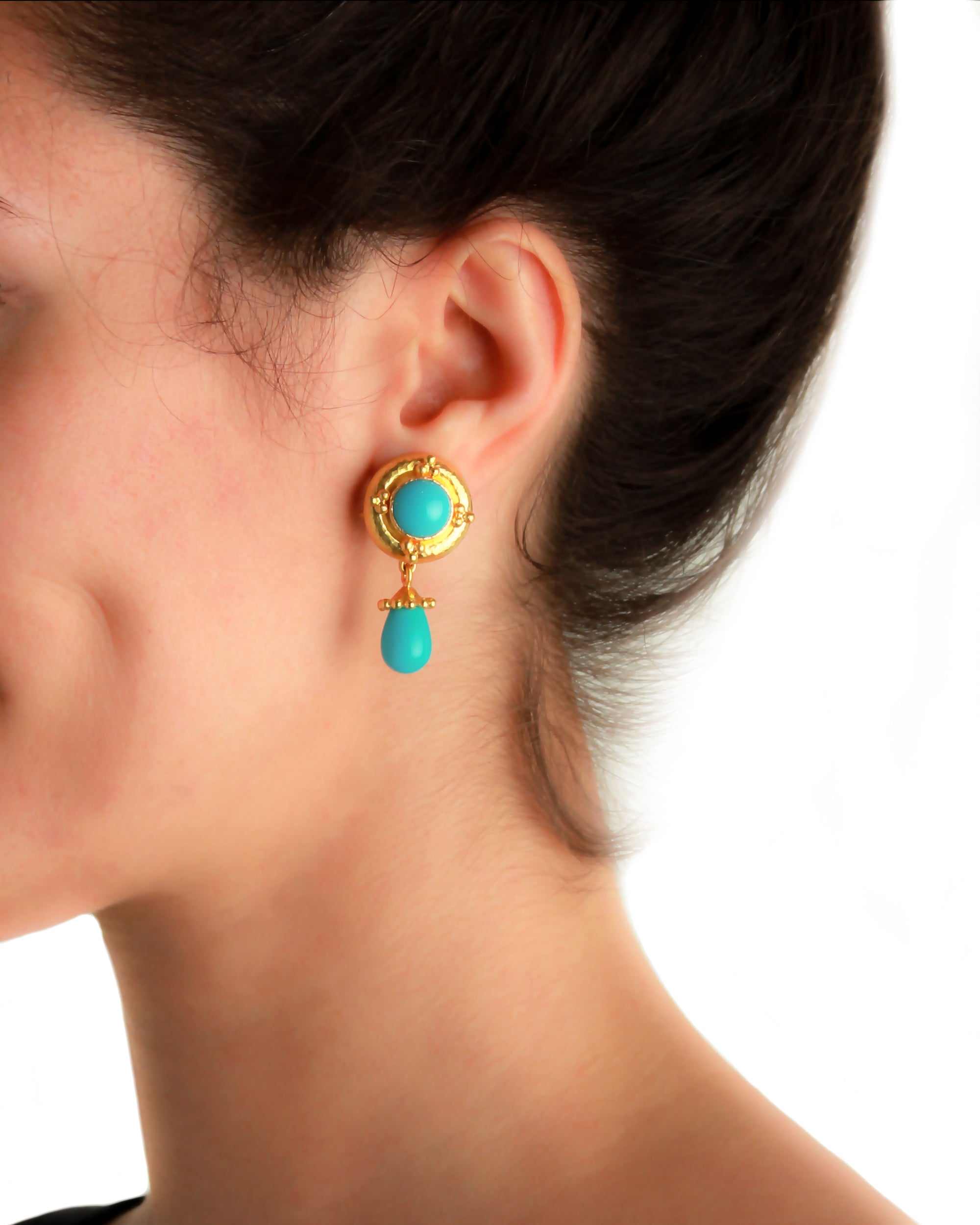 Sleeping Beauty Turquoise Drop Earrings