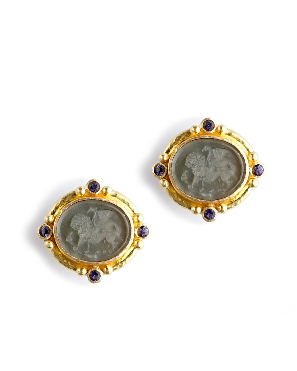Smoke 'Griffin and Lion' Earrings