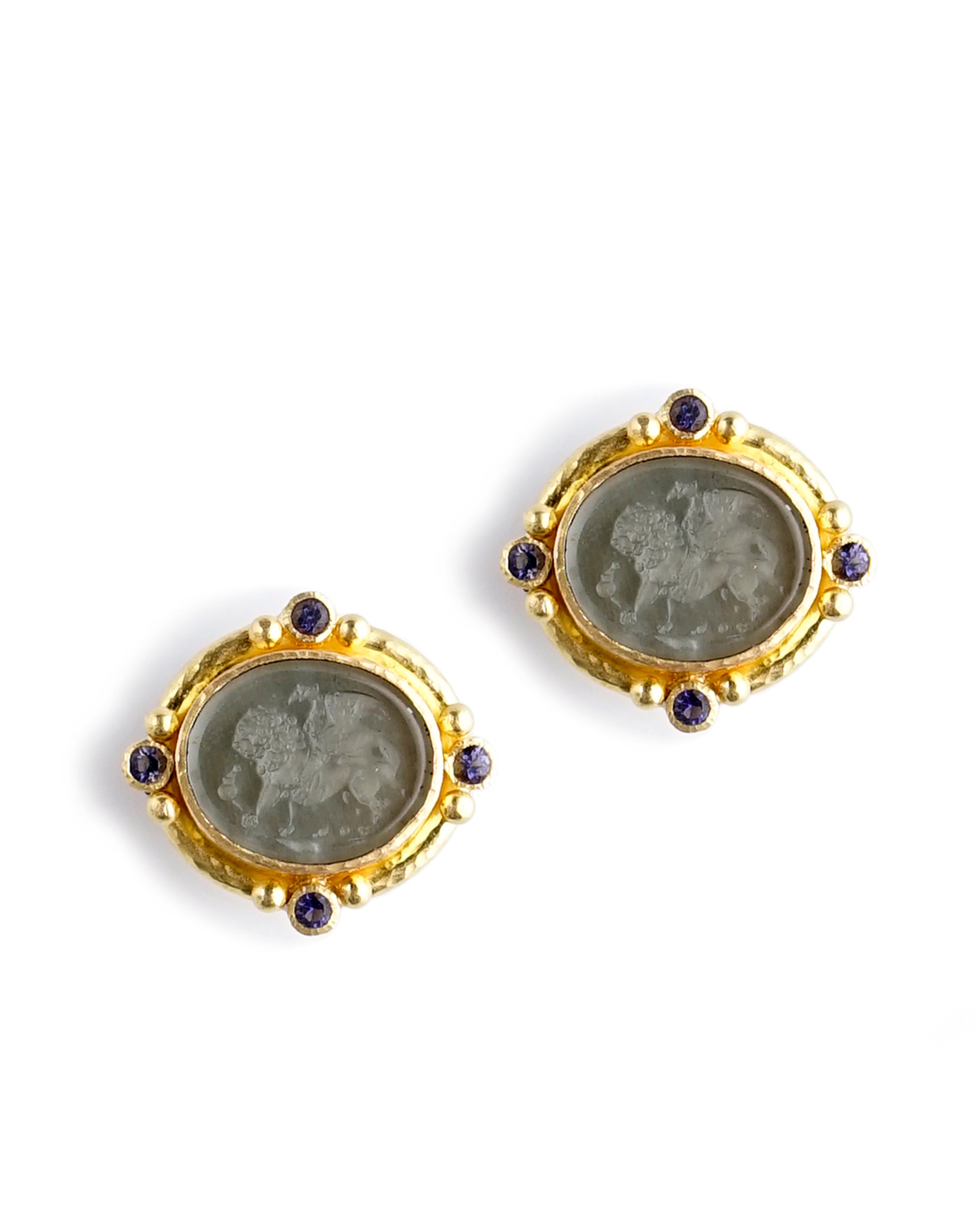 Smoke 'Griffin and Lion' Earrings