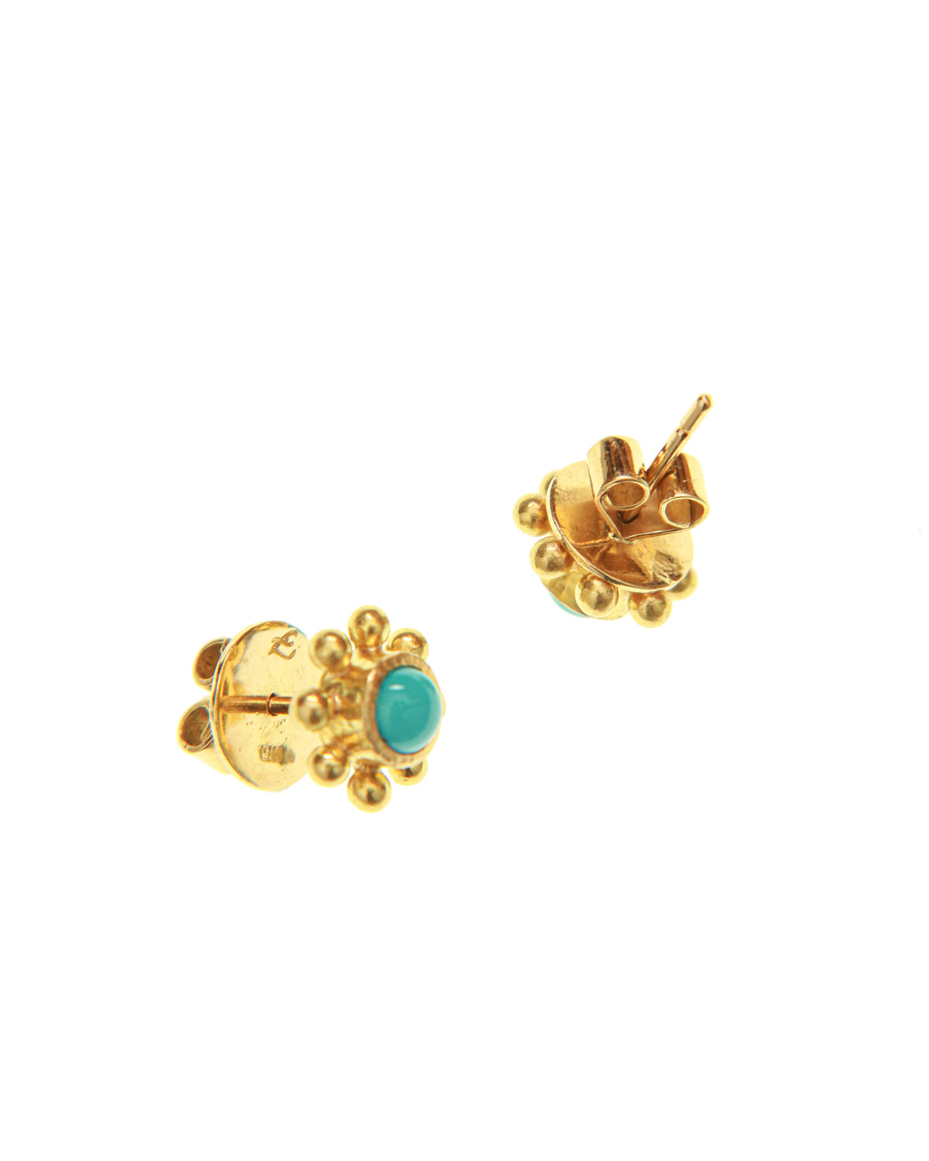 Sleeping Beauty Turquoise Stud Earrings