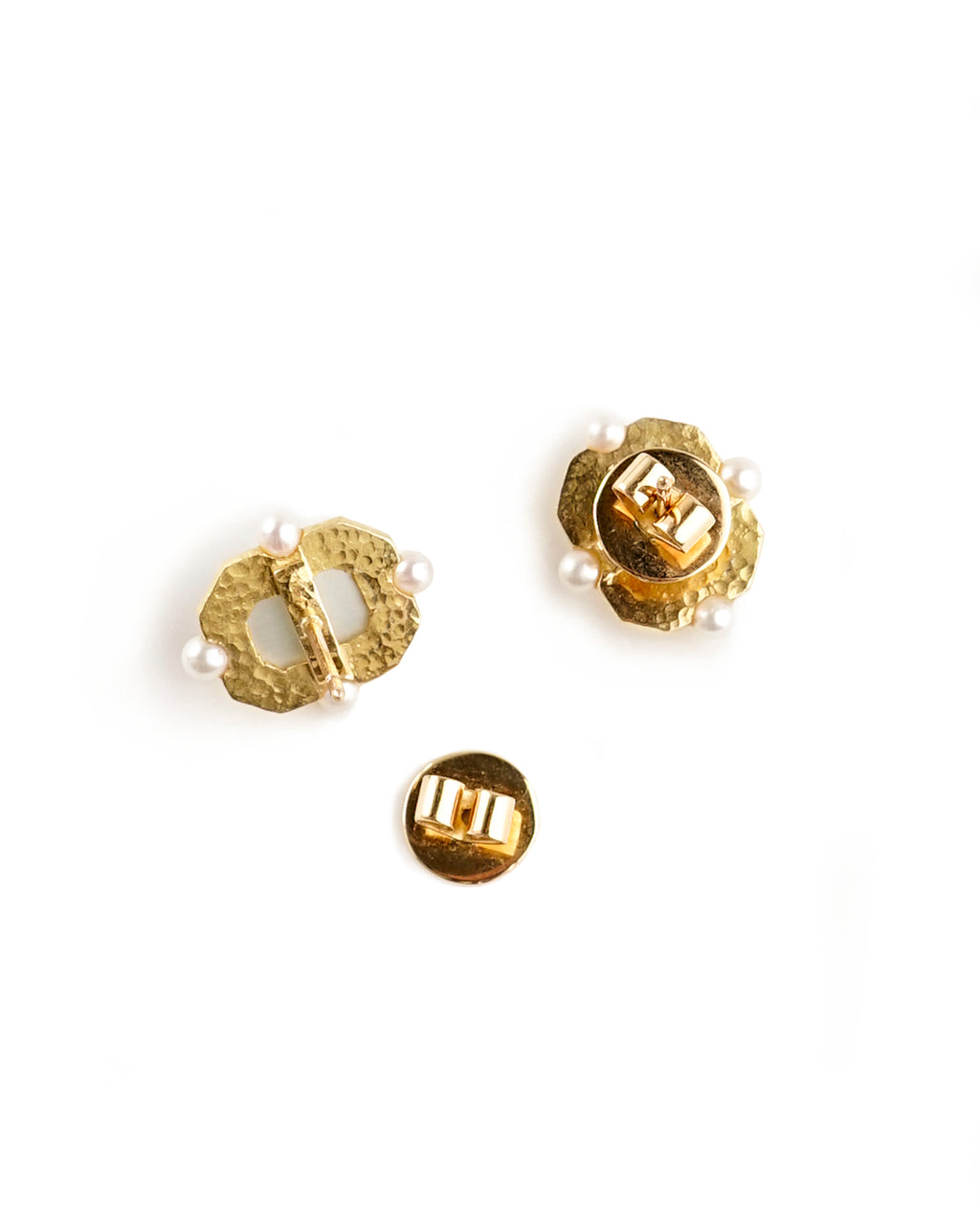 Green 'Chimera' Stud Earrings