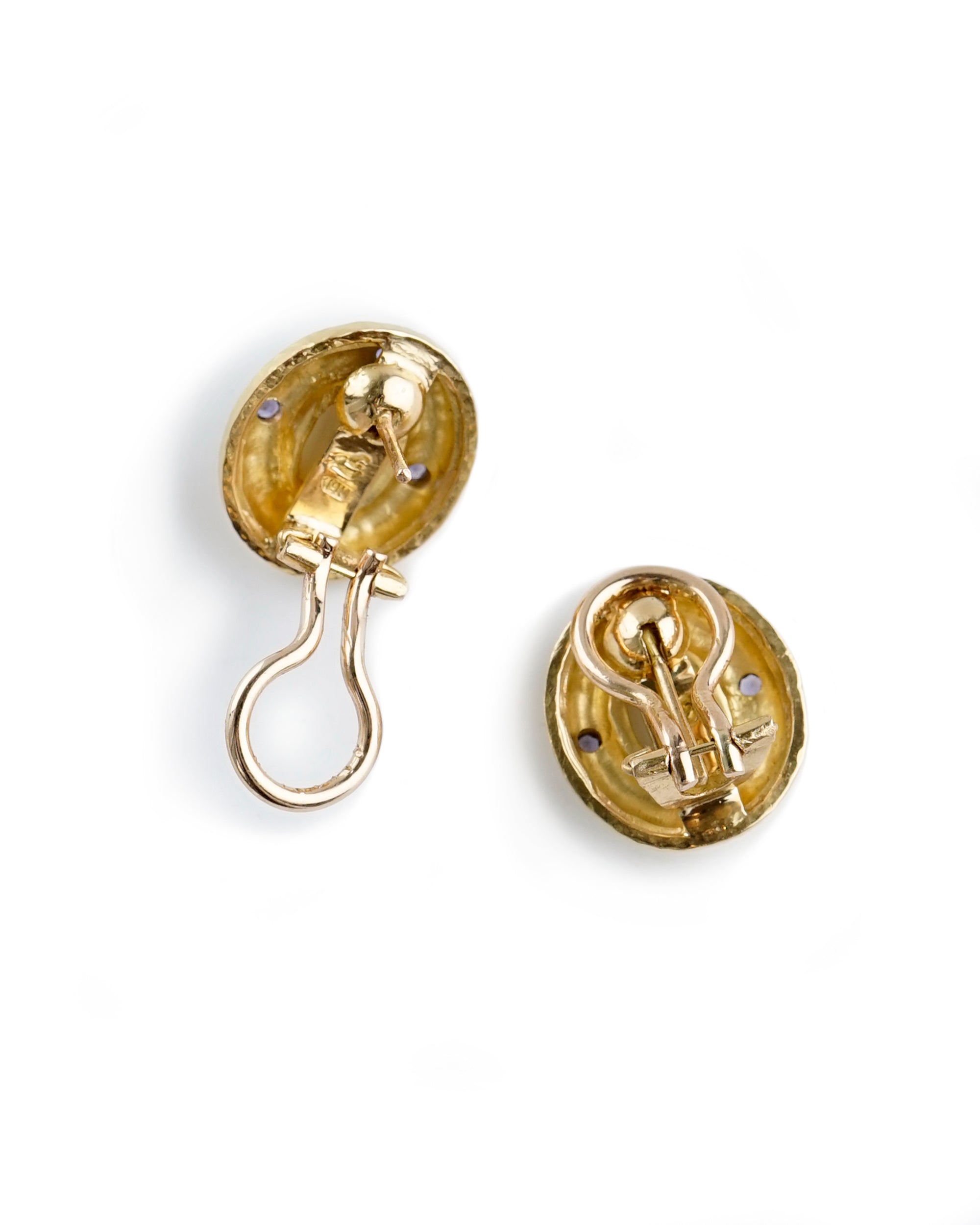 Smoke 'Micro Angel and Dog' Earrings