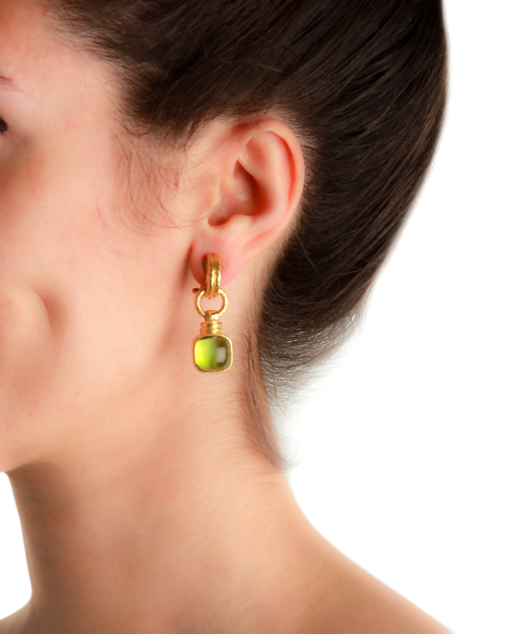 Peridot Drop Earrings
