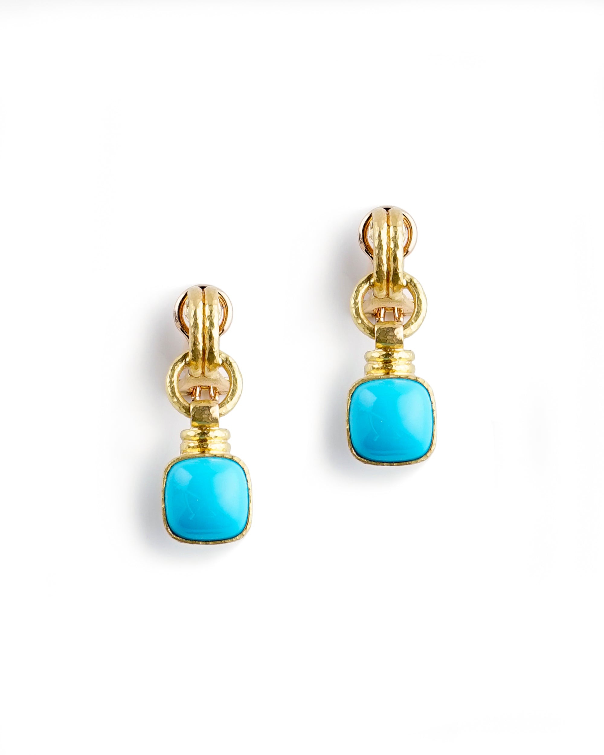 Sleeping Beauty Turquoise Drop Earrings