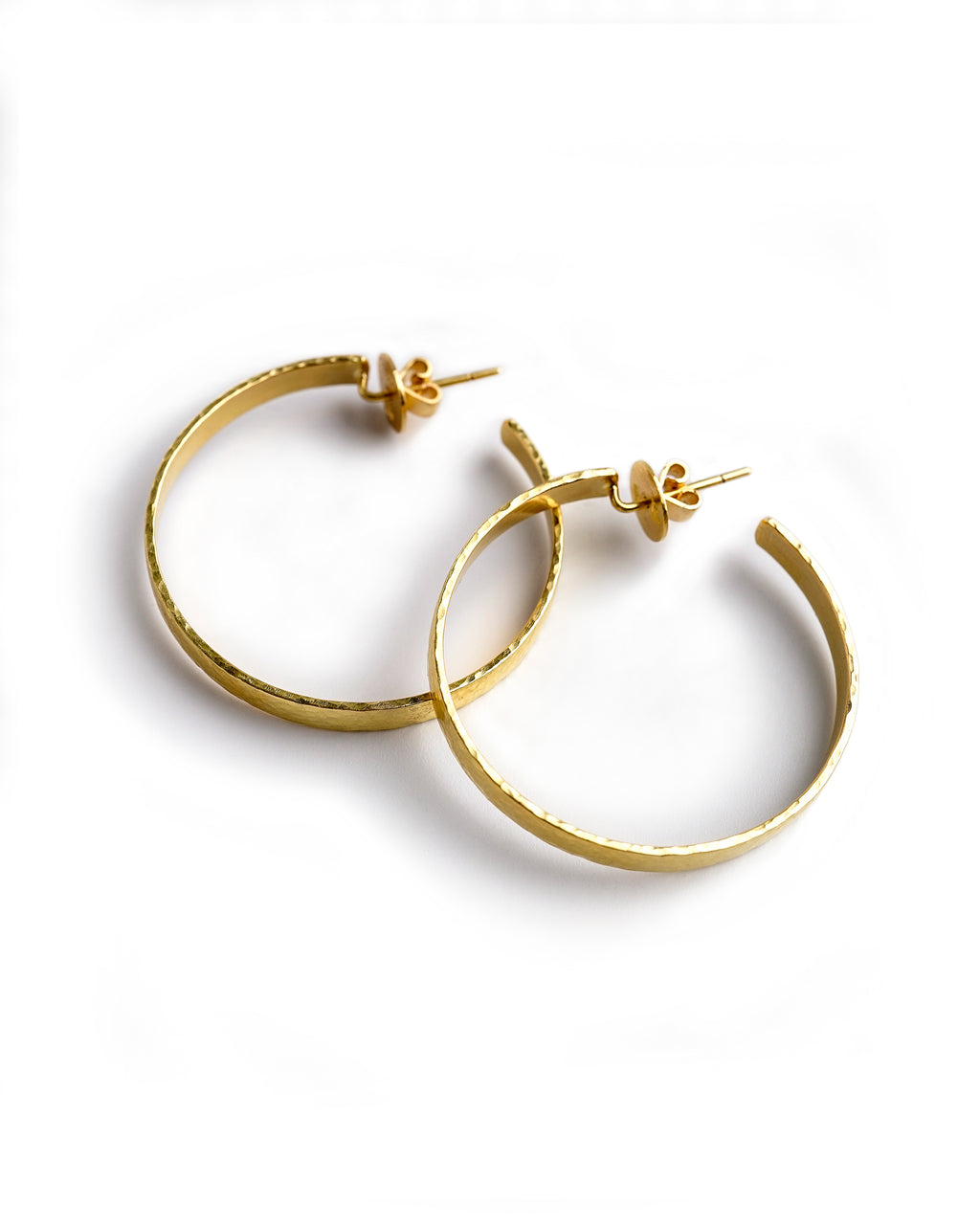 Large Ribbon Hoop Flat Ribbon Hoops – Elizabeth Locke Jewels