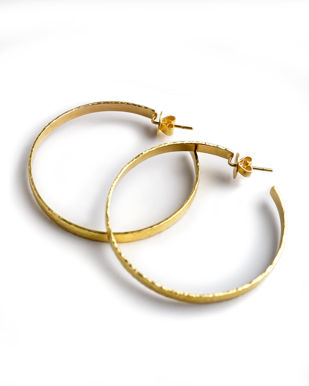 Large Flat Ribbon Hoops