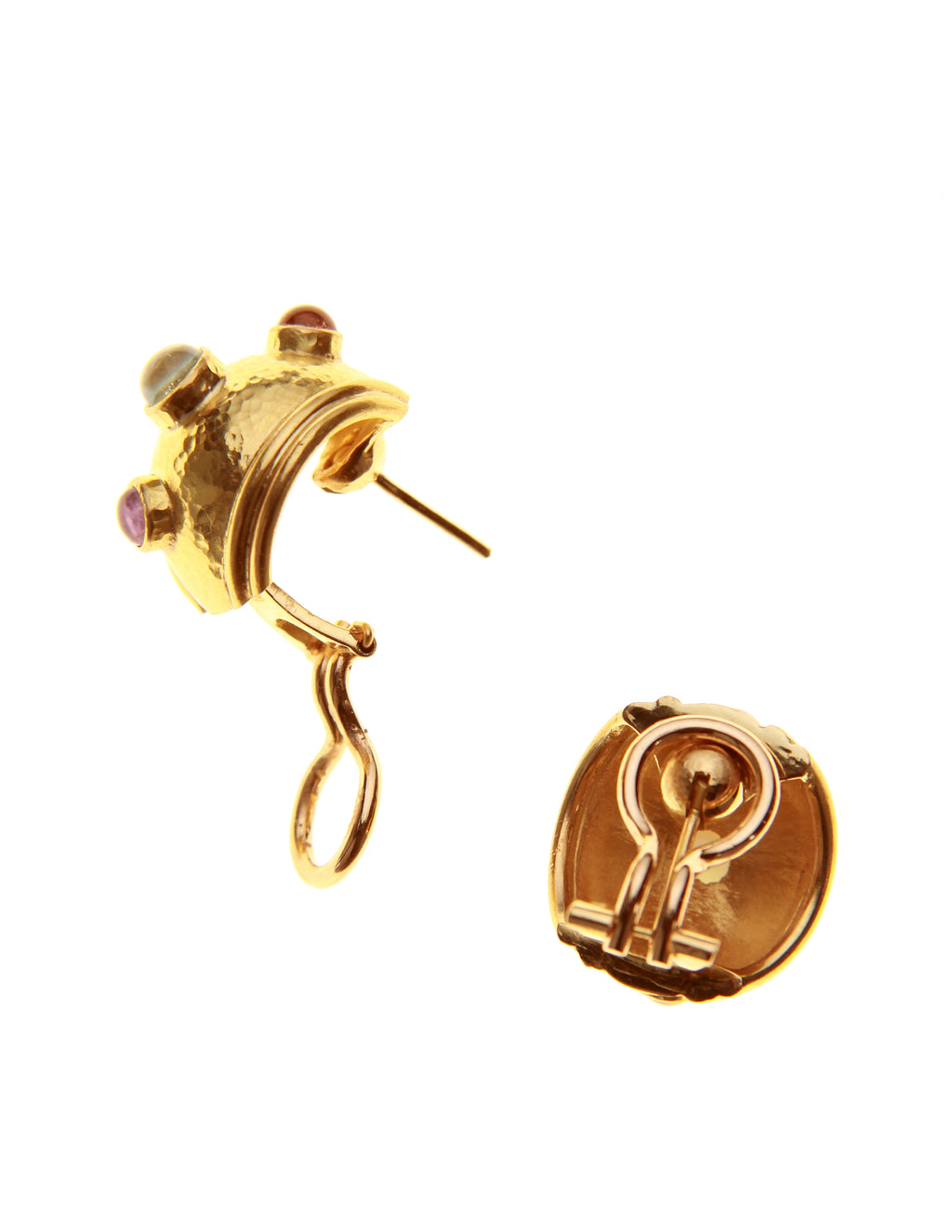 Small Tutti-Frutti Puff Earrings