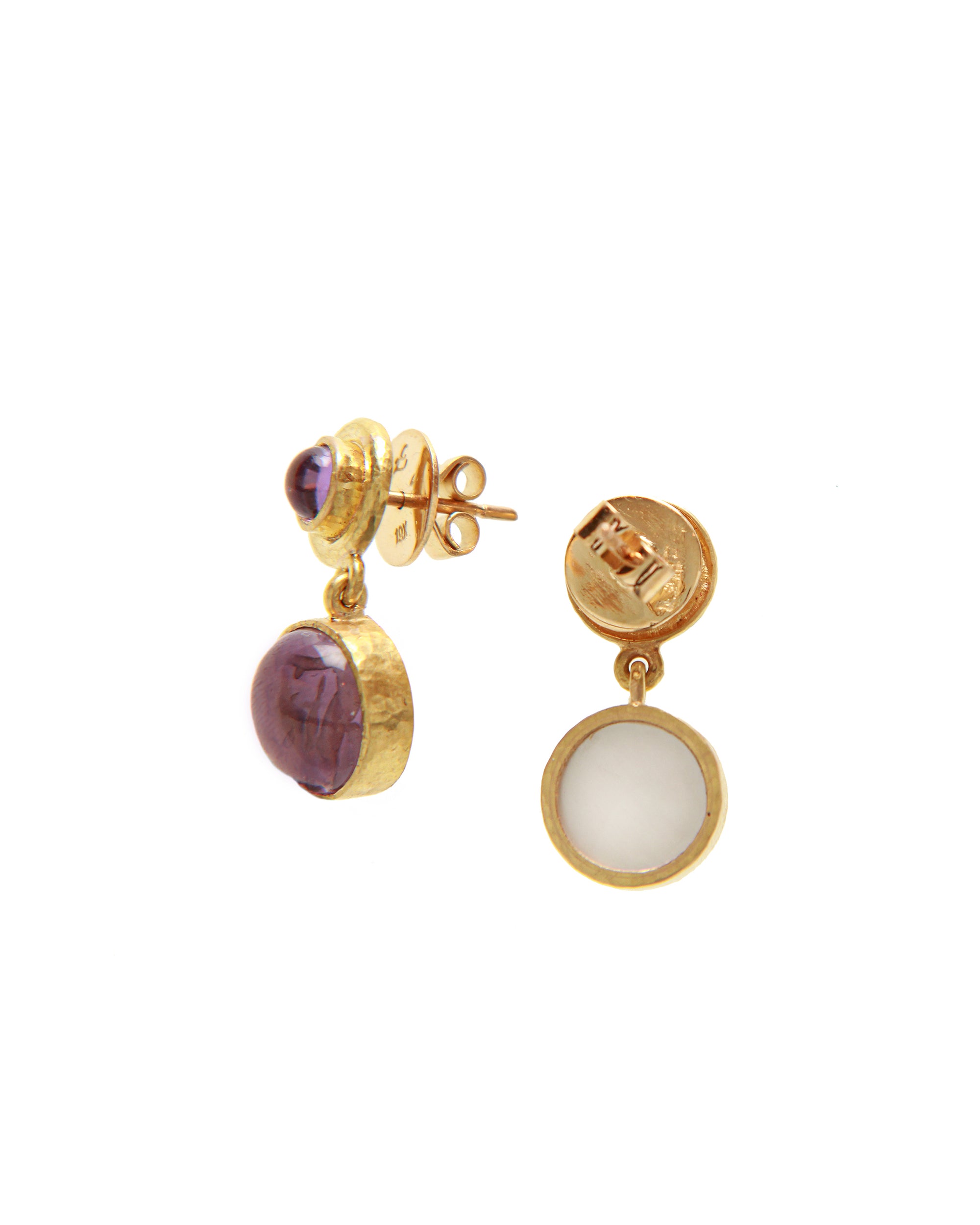 Mulberry 'Cabochon Putto and Duck' Earrings