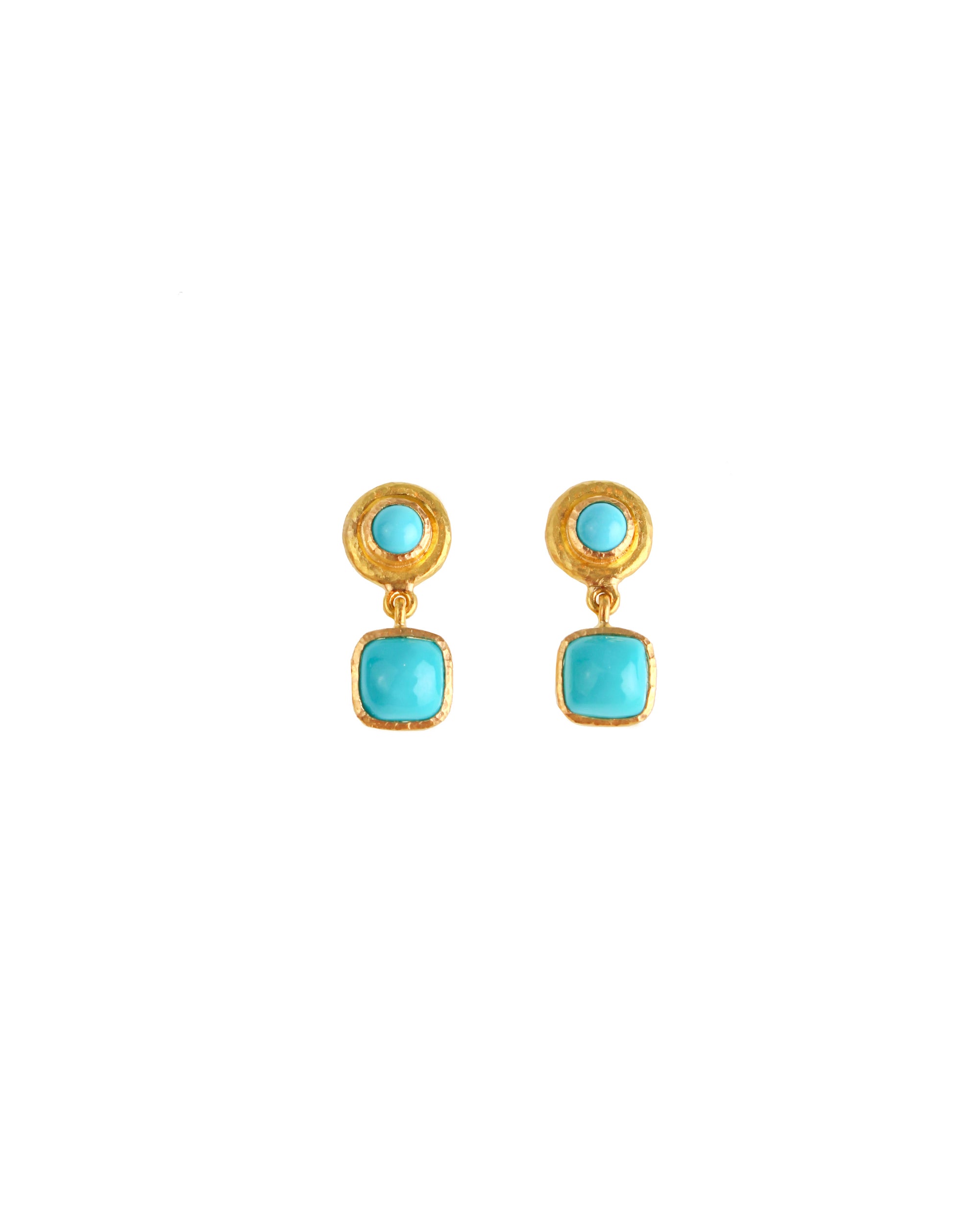 Sleeping Beauty Turquoise Stud Earrings