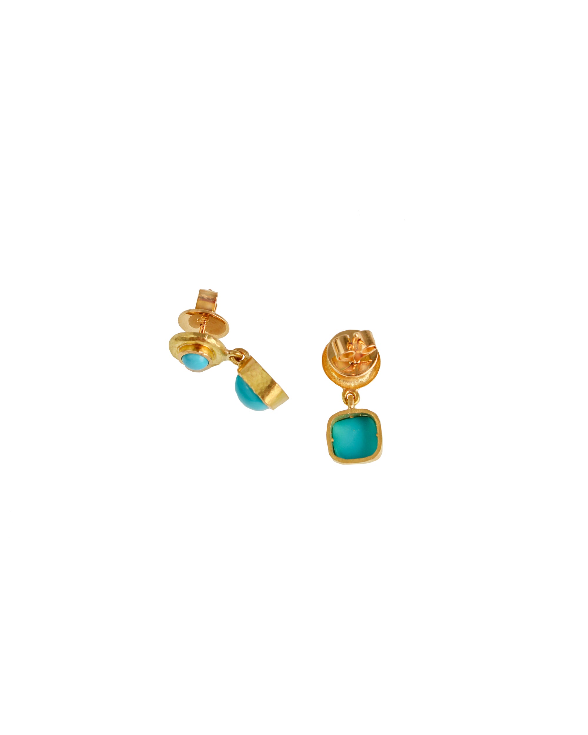 Sleeping Beauty Turquoise Stud Earrings