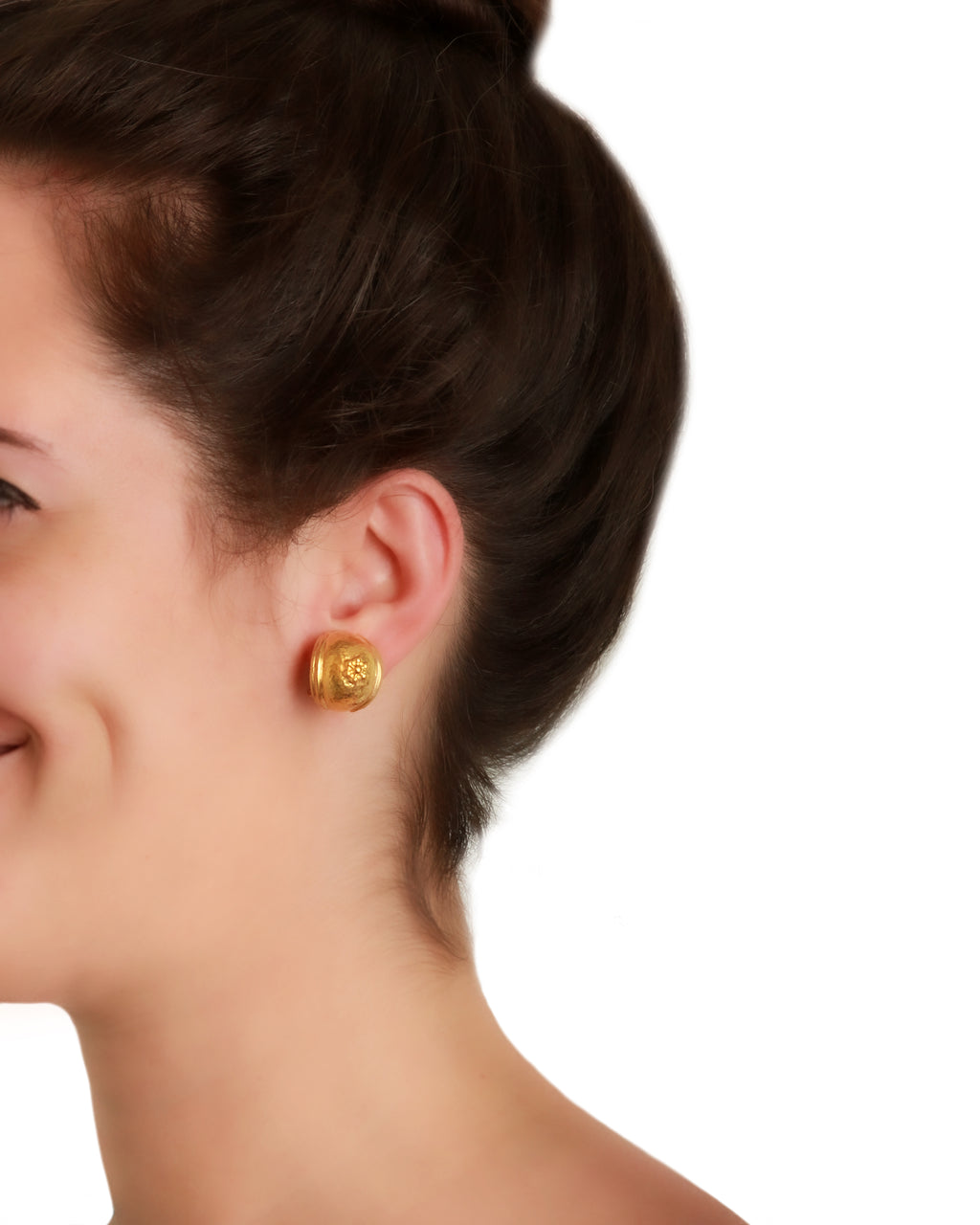 Gold Daisy Earrings