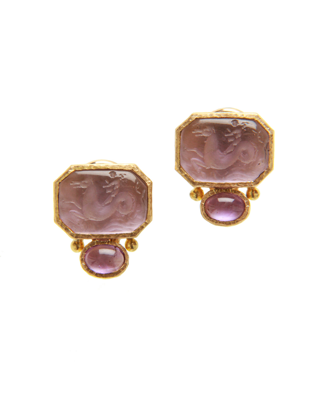 Mulberry 'Cherub with Seahorse' Earrings
