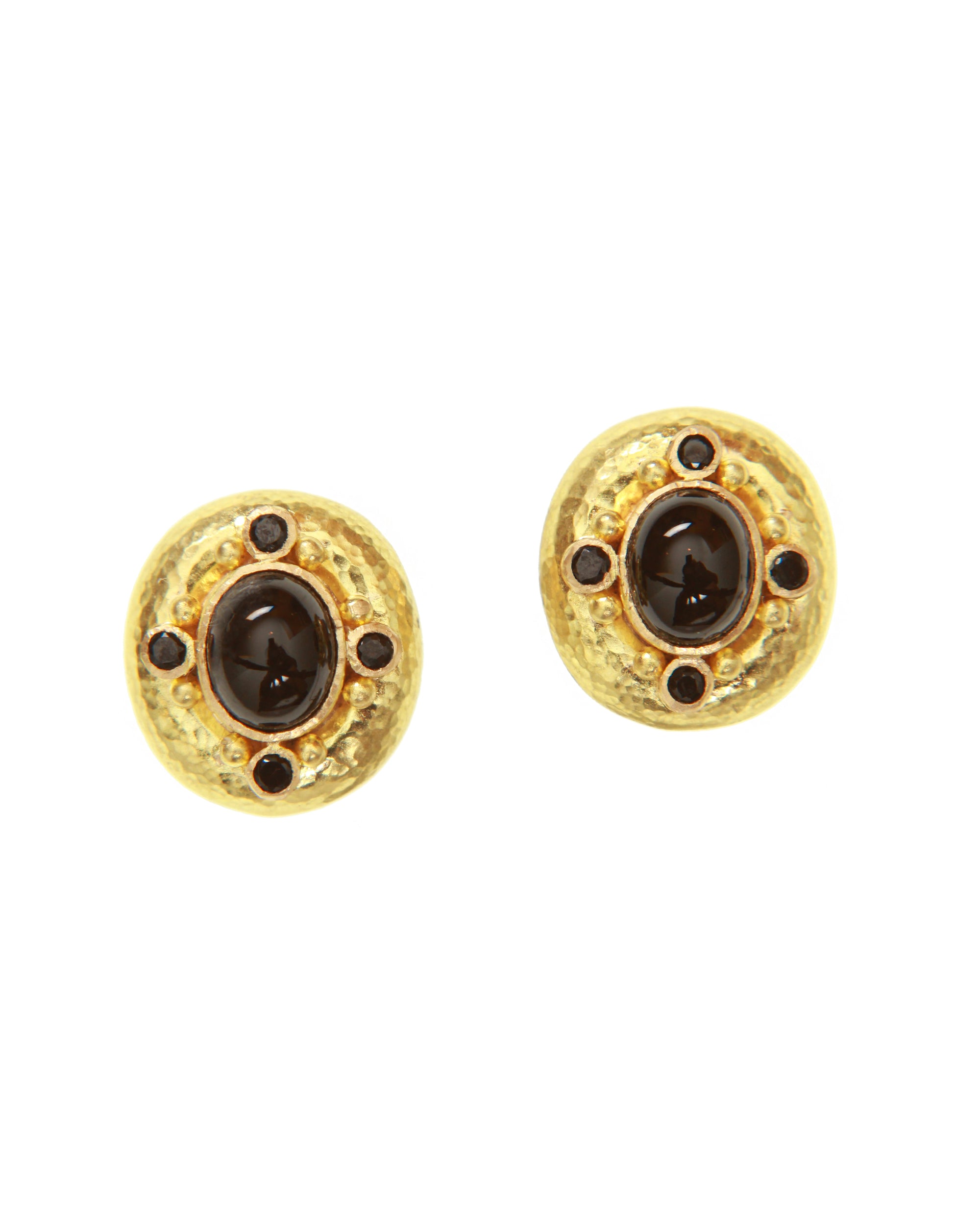 Onyx and Black Spinel Earrings