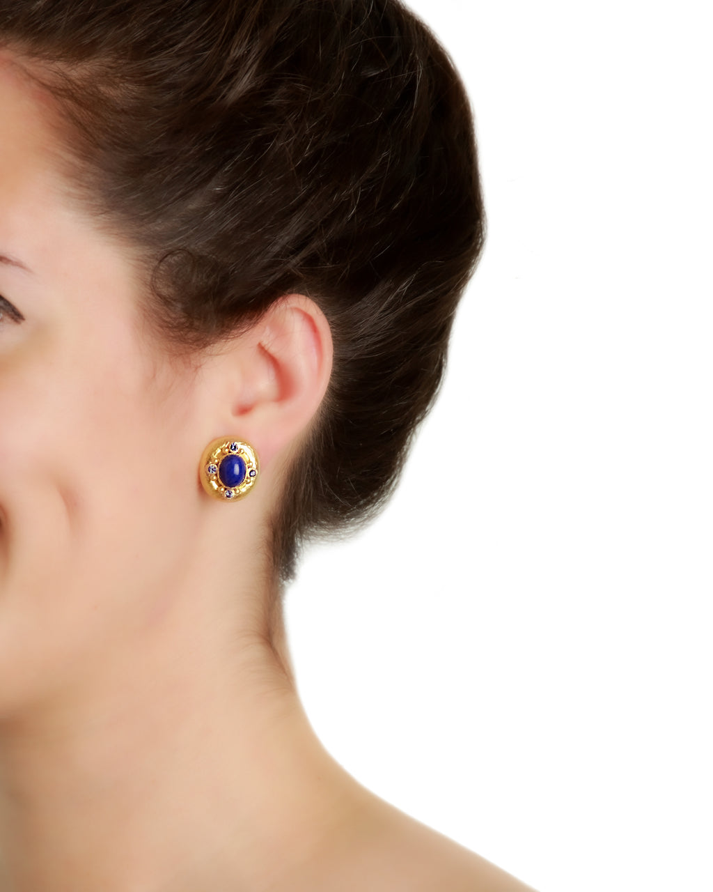 Lapis and Blue Sapphire Earrings