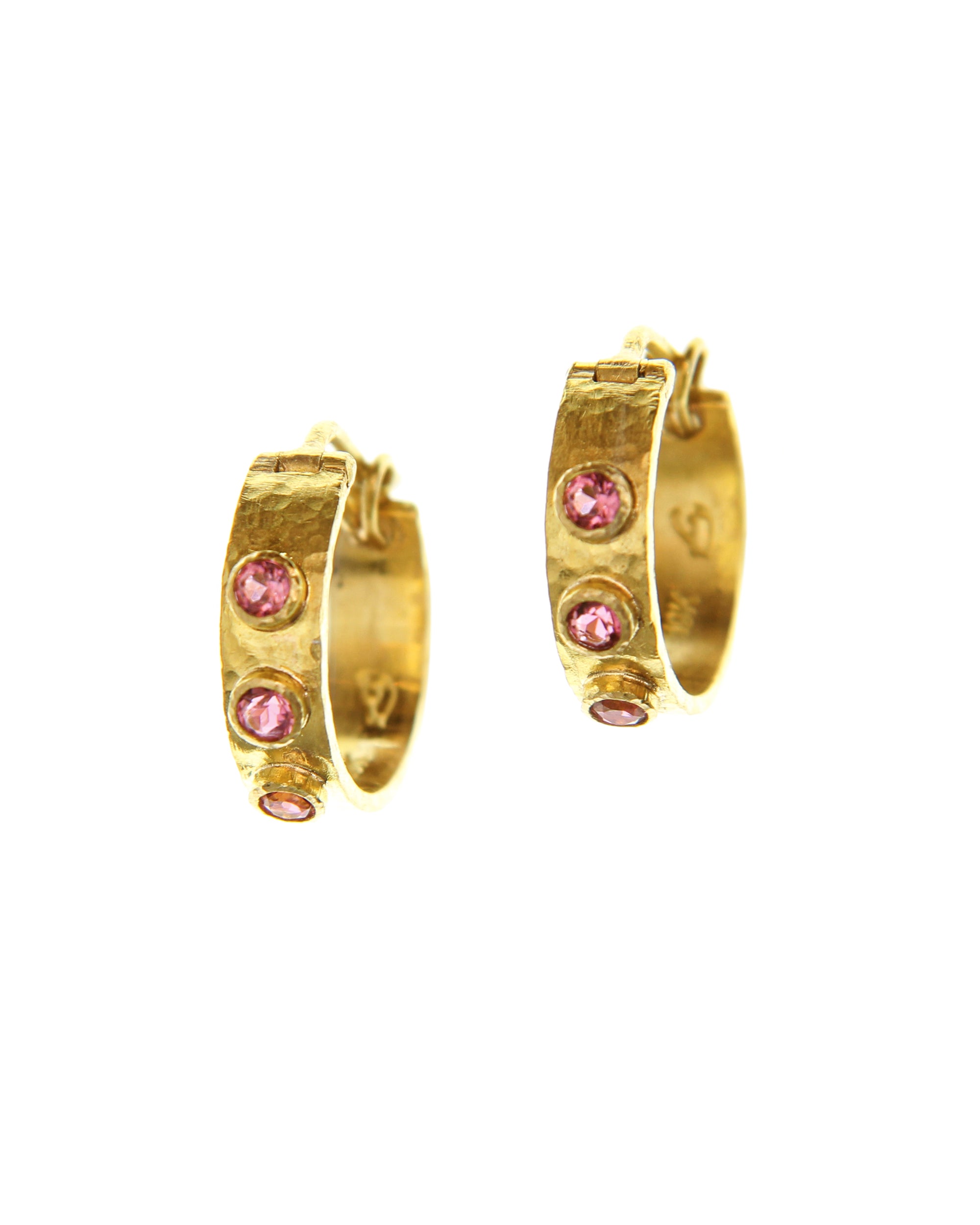 Pink Tourmaline Earrings