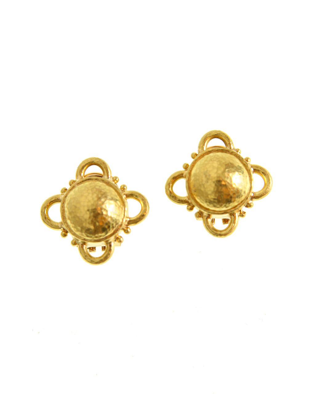 Gold Dome with Arches Earrings