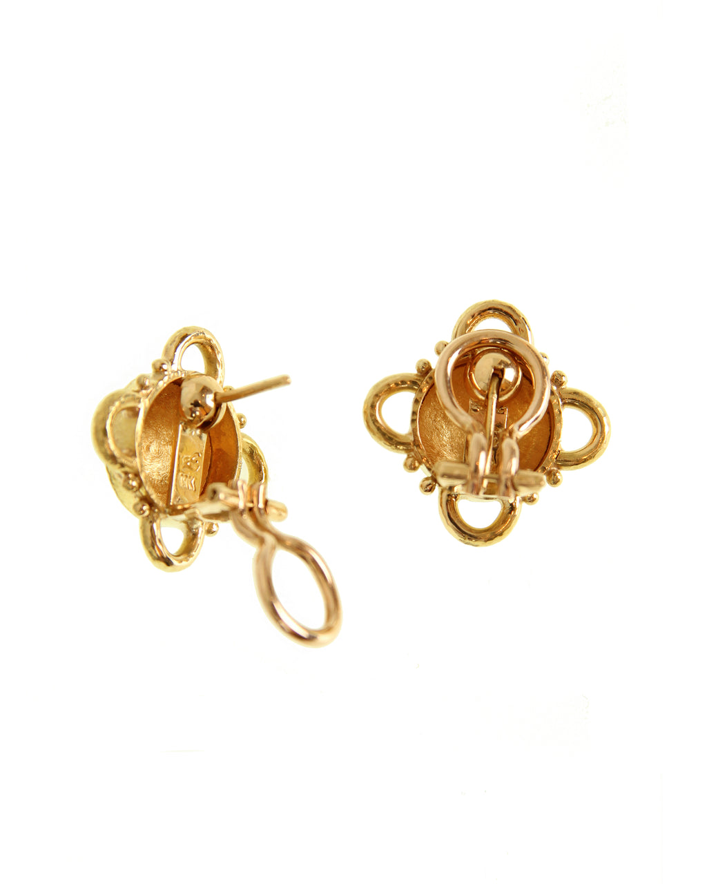 Gold Dome with Arches Earrings