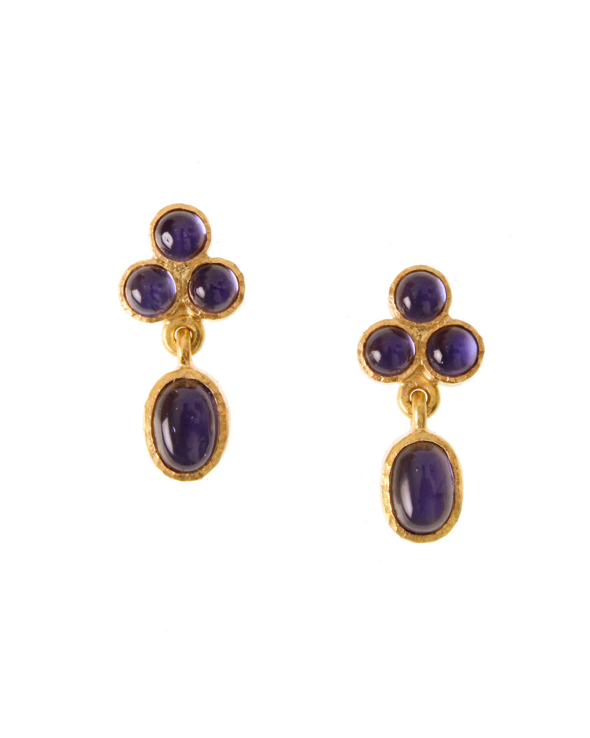 Iolite Drop Earrings