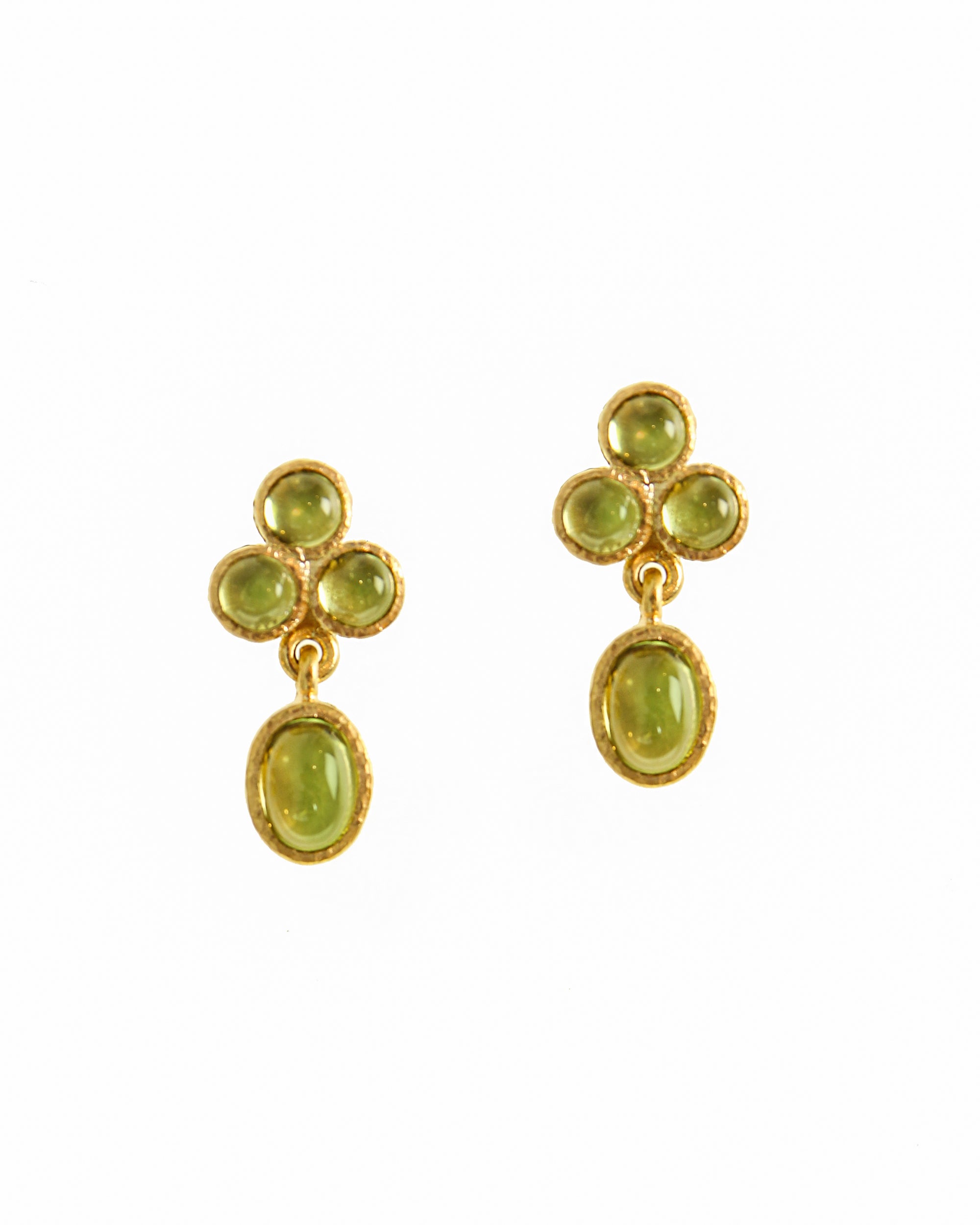 Peridot Stud Earrings