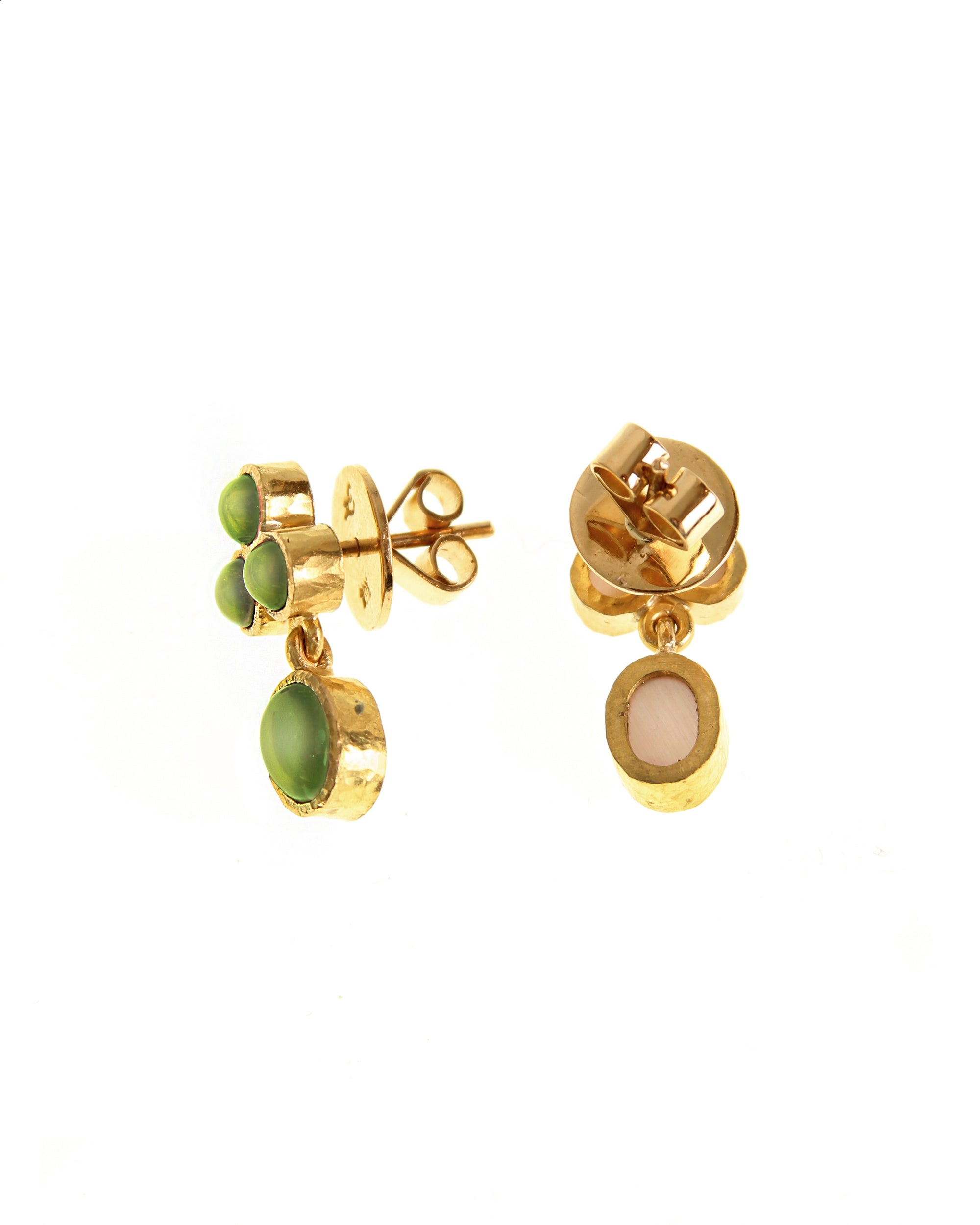 Peridot Stud Earrings