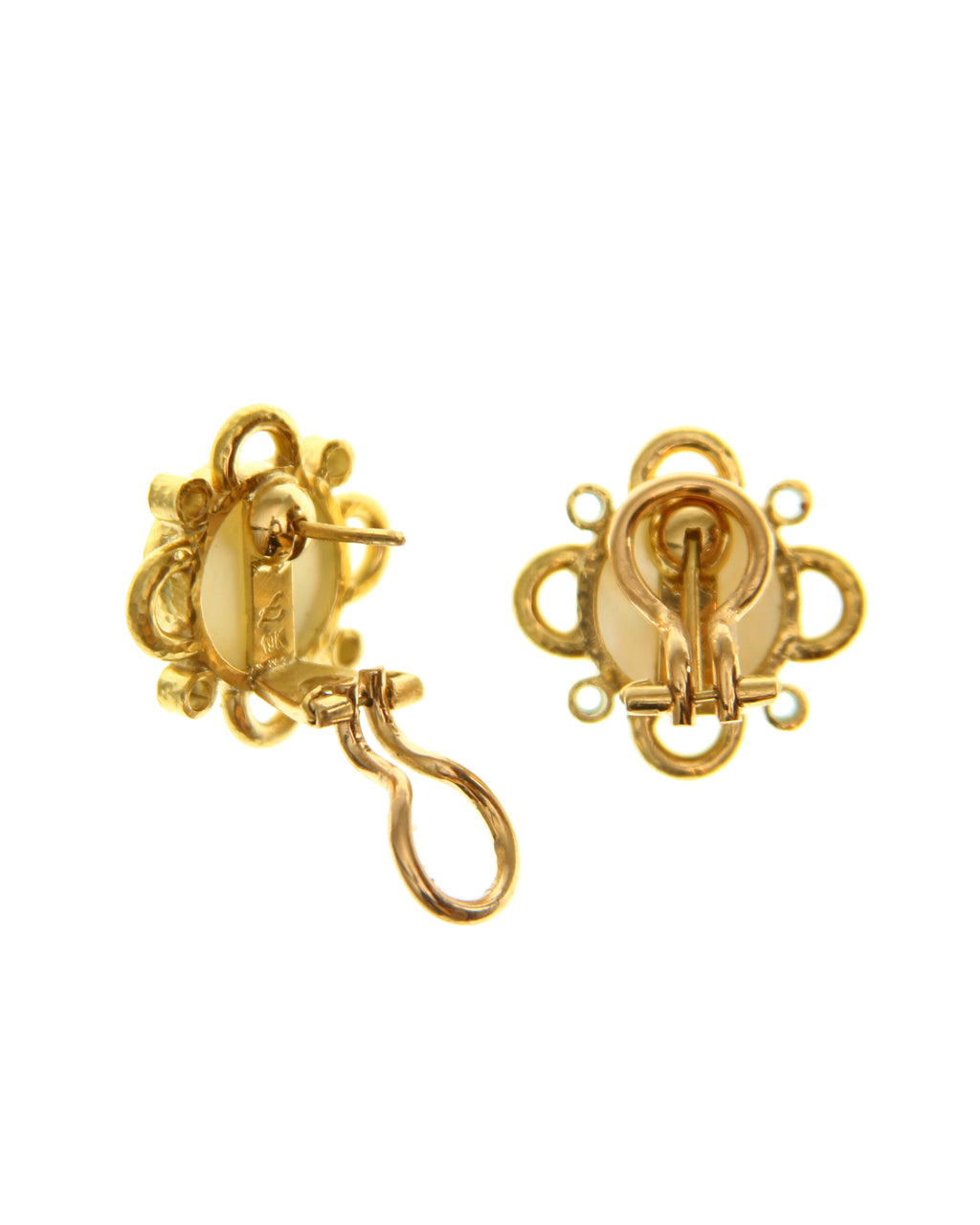 Bronze Venetian Glass 'Putto with Arrow' Earrings