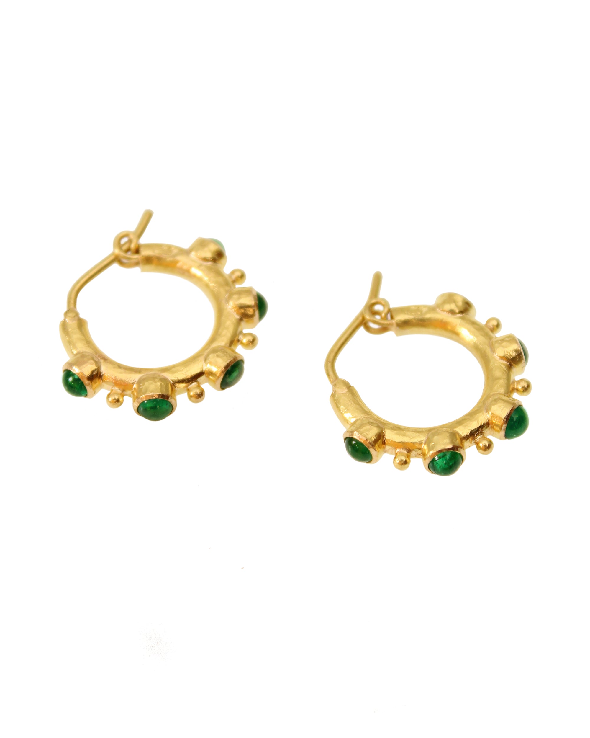 Emerald Hoops