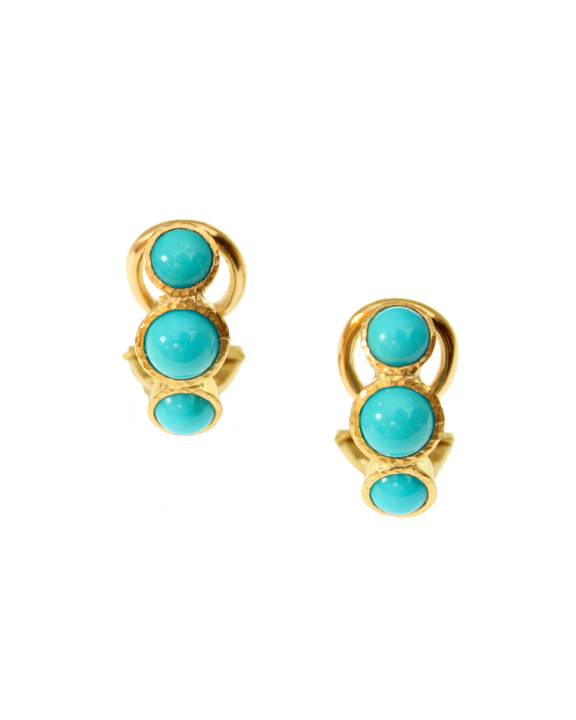 Sleeping Beauty Turquoise Earrings