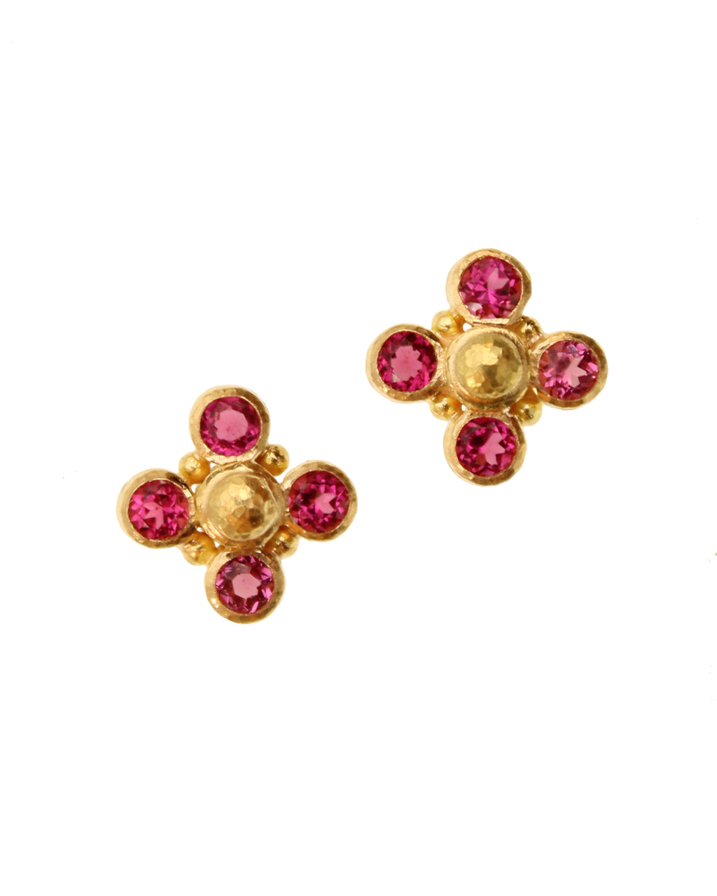 Rubellite Stud Earrings