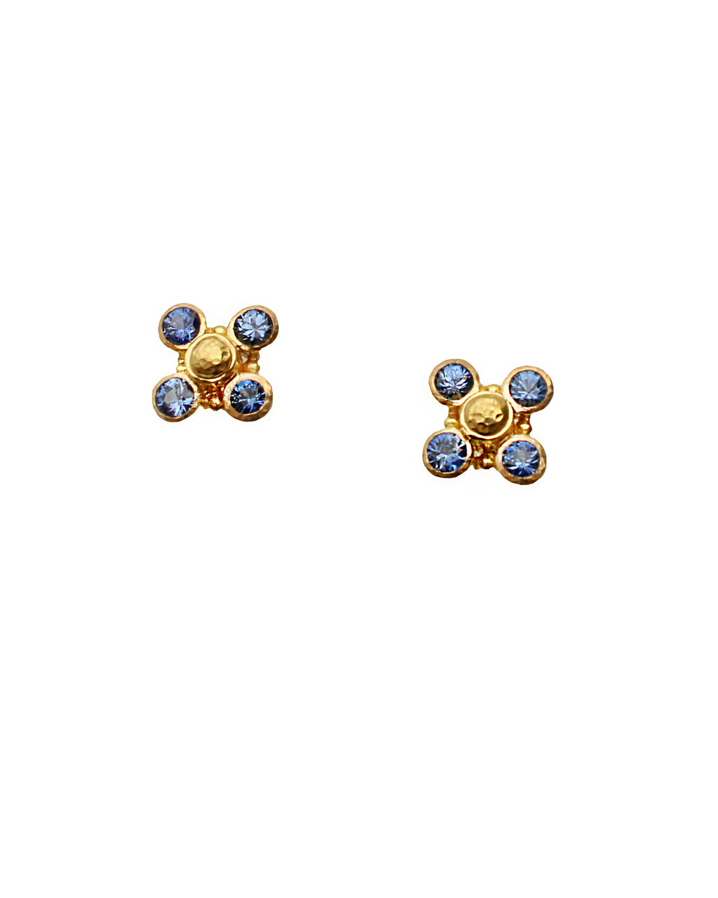 Blue Sapphire Stud Earrings