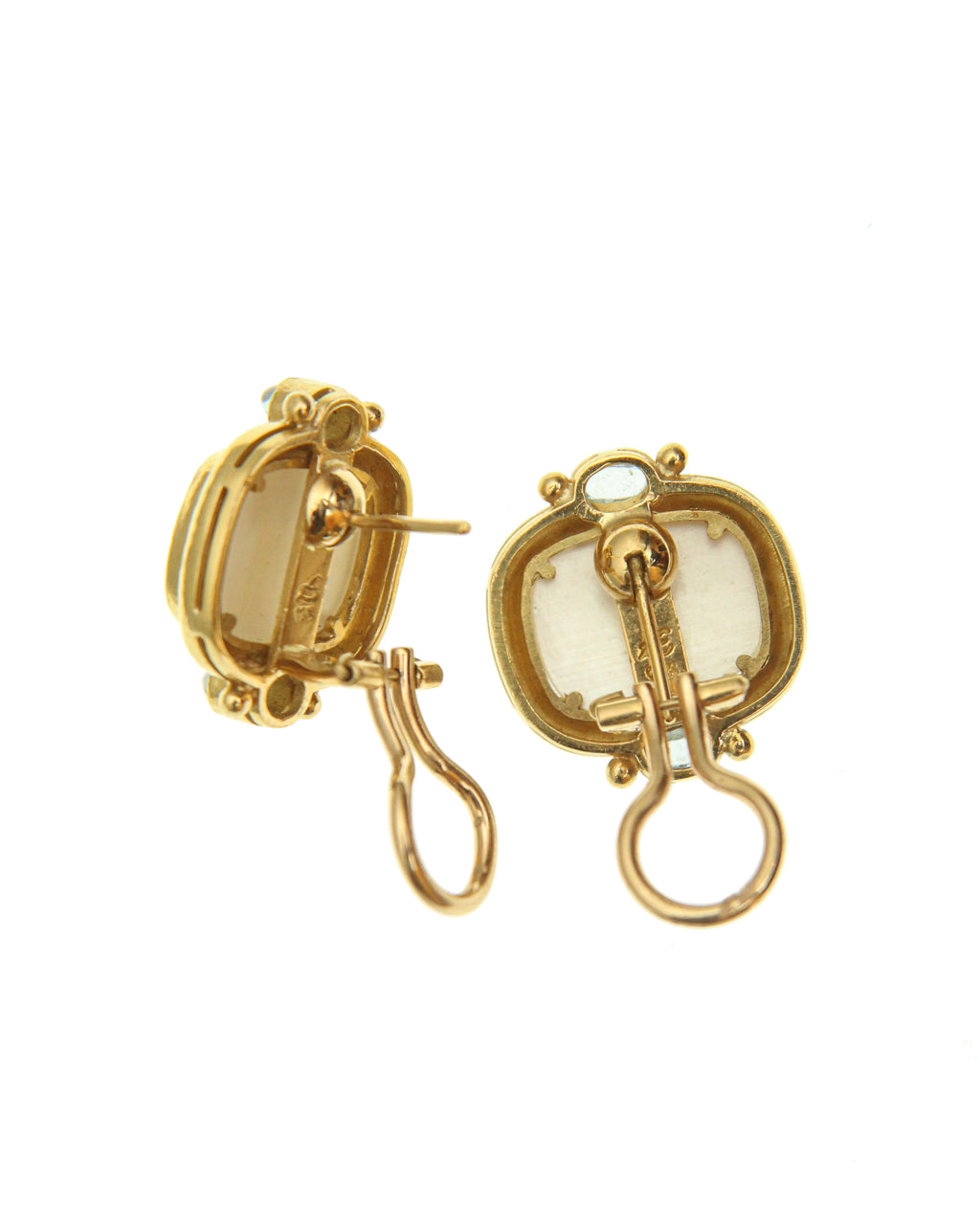 Amber 'Facing Profiles' Earrings