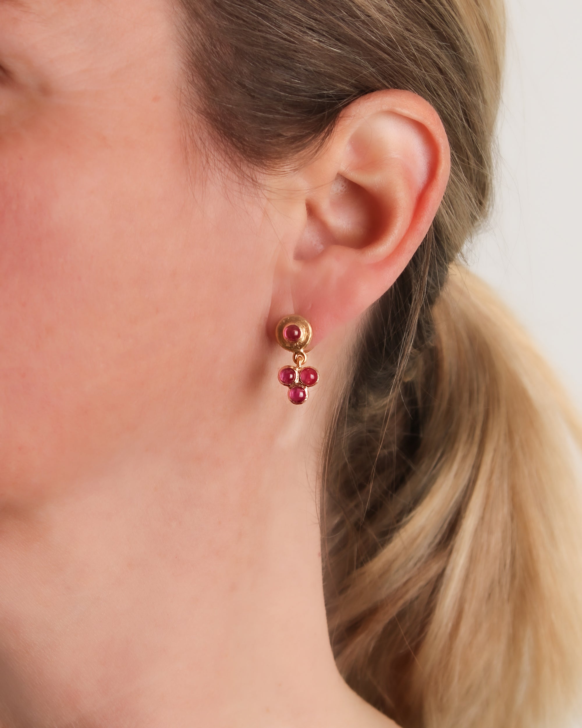 Ruby Stud Earrings