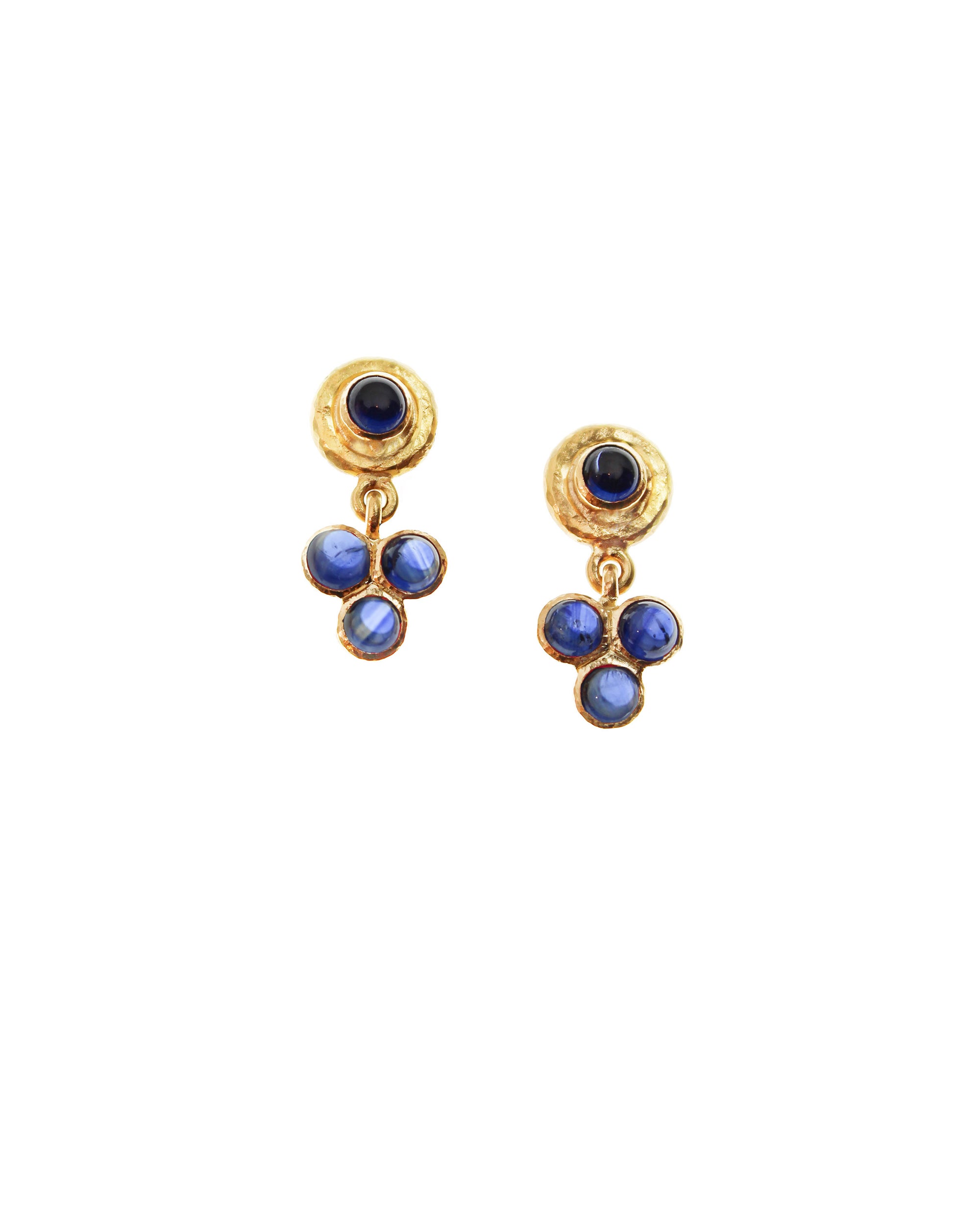 Blue Sapphire Stud Earrings