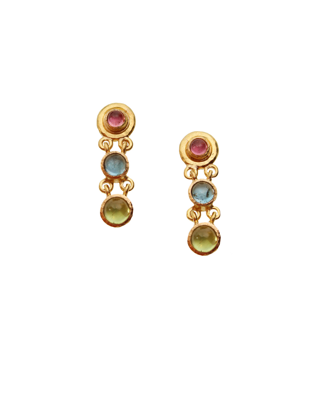 Tutti Frutti Chandelier Stud Earrings