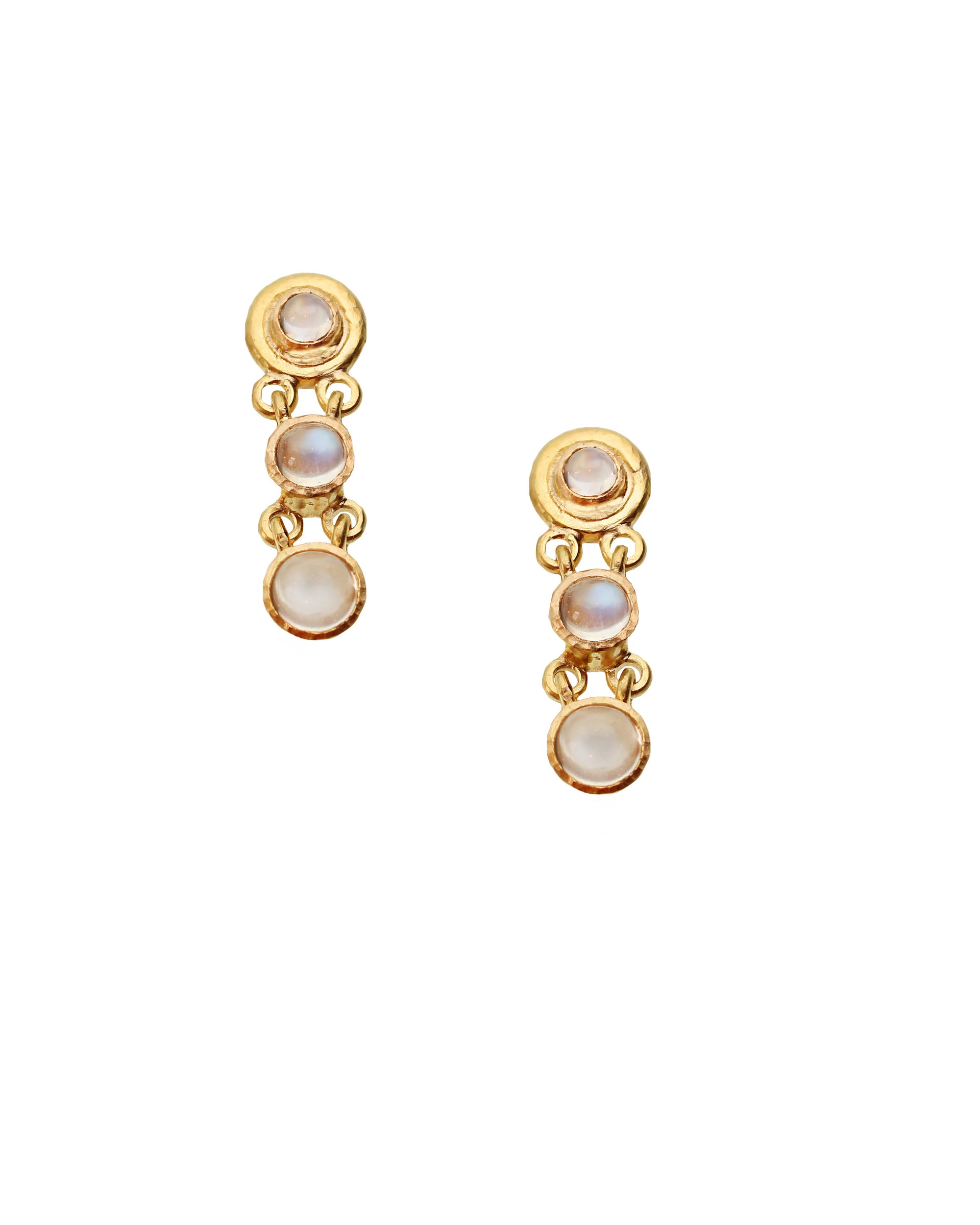 Moonstone Chandelier Stud Earrings
