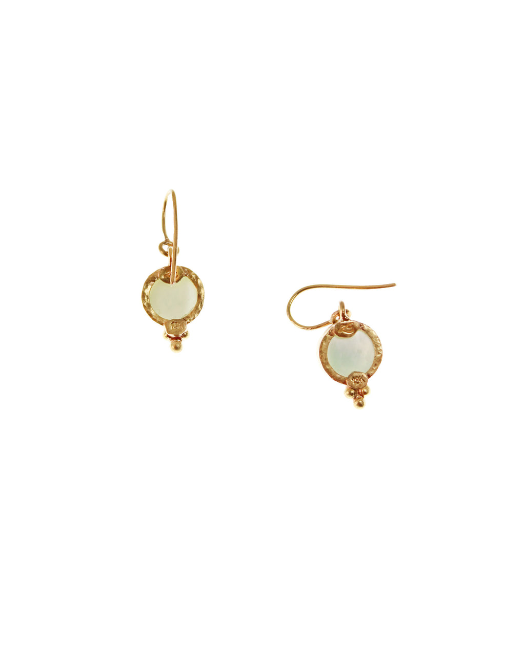 Nile Venetian Glass Intaglio 'Tiny Bee' Earrings
