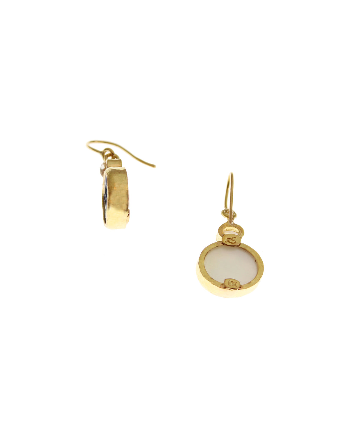 Pine Green Venetian Glass 'Tiny Griffin' Earrings