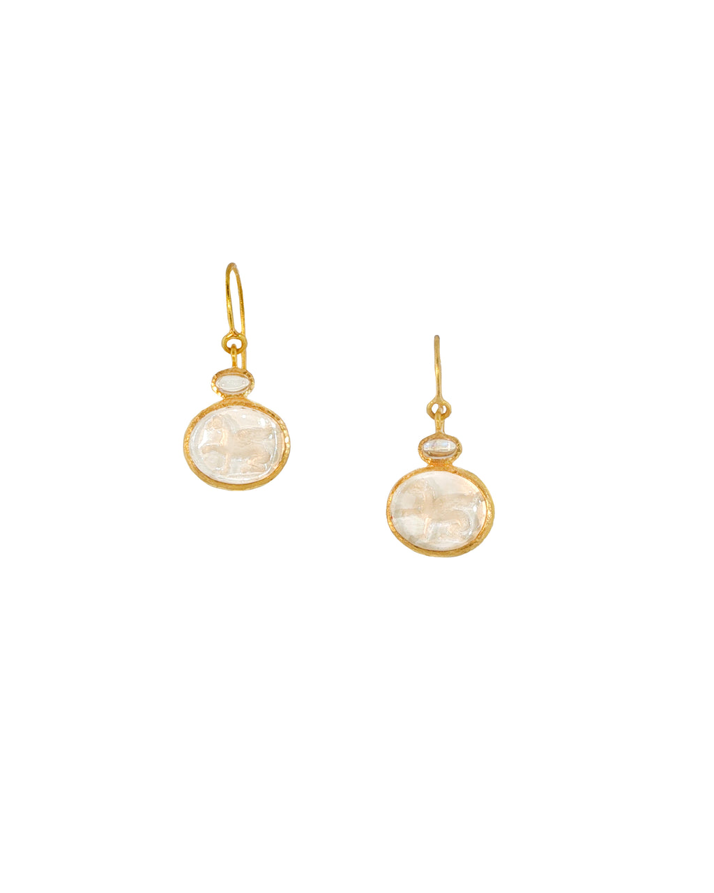 Crystal Venetian Glass 'Tiny Griffin' Earrings
