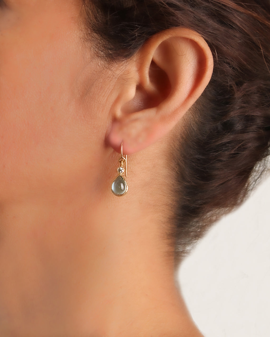 Aquamarine and Blue Zircon Earrings