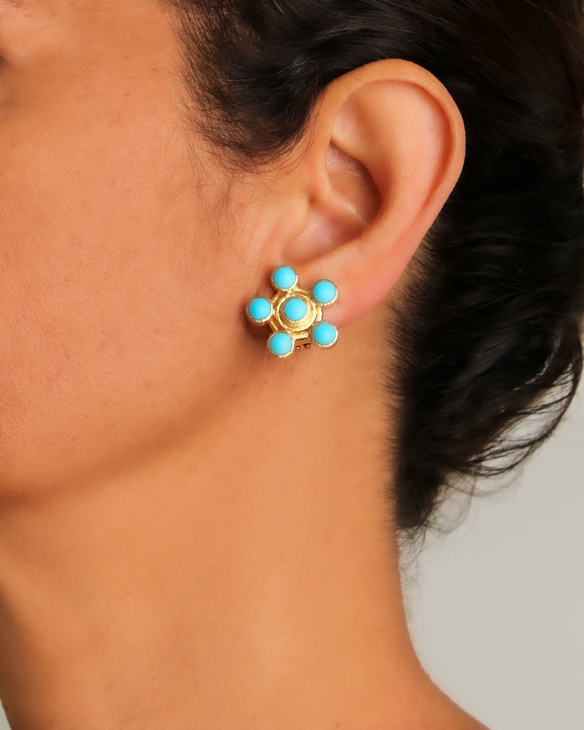 Sleeping Beauty Turquoise Earrings