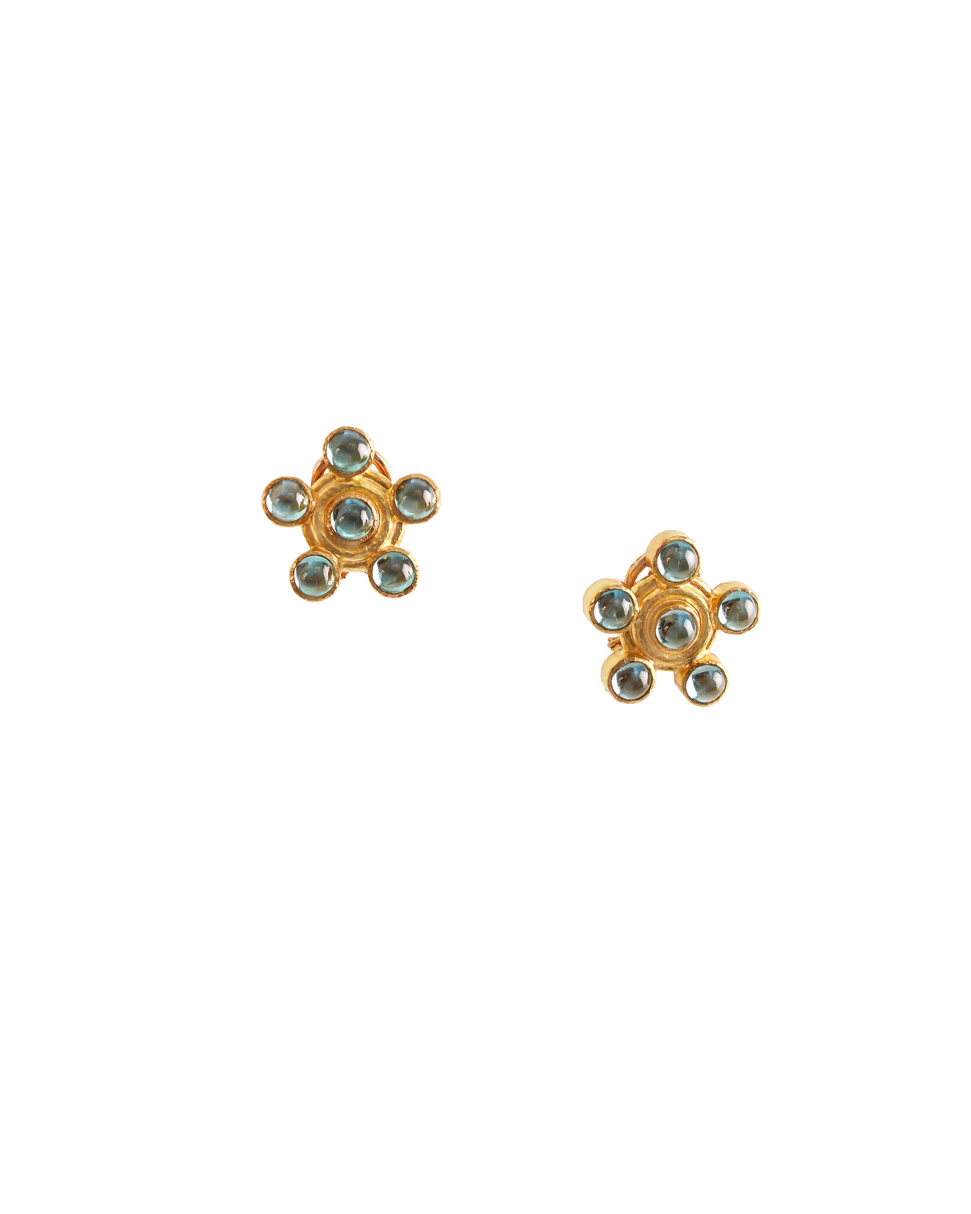 Blue Zircon Earrings