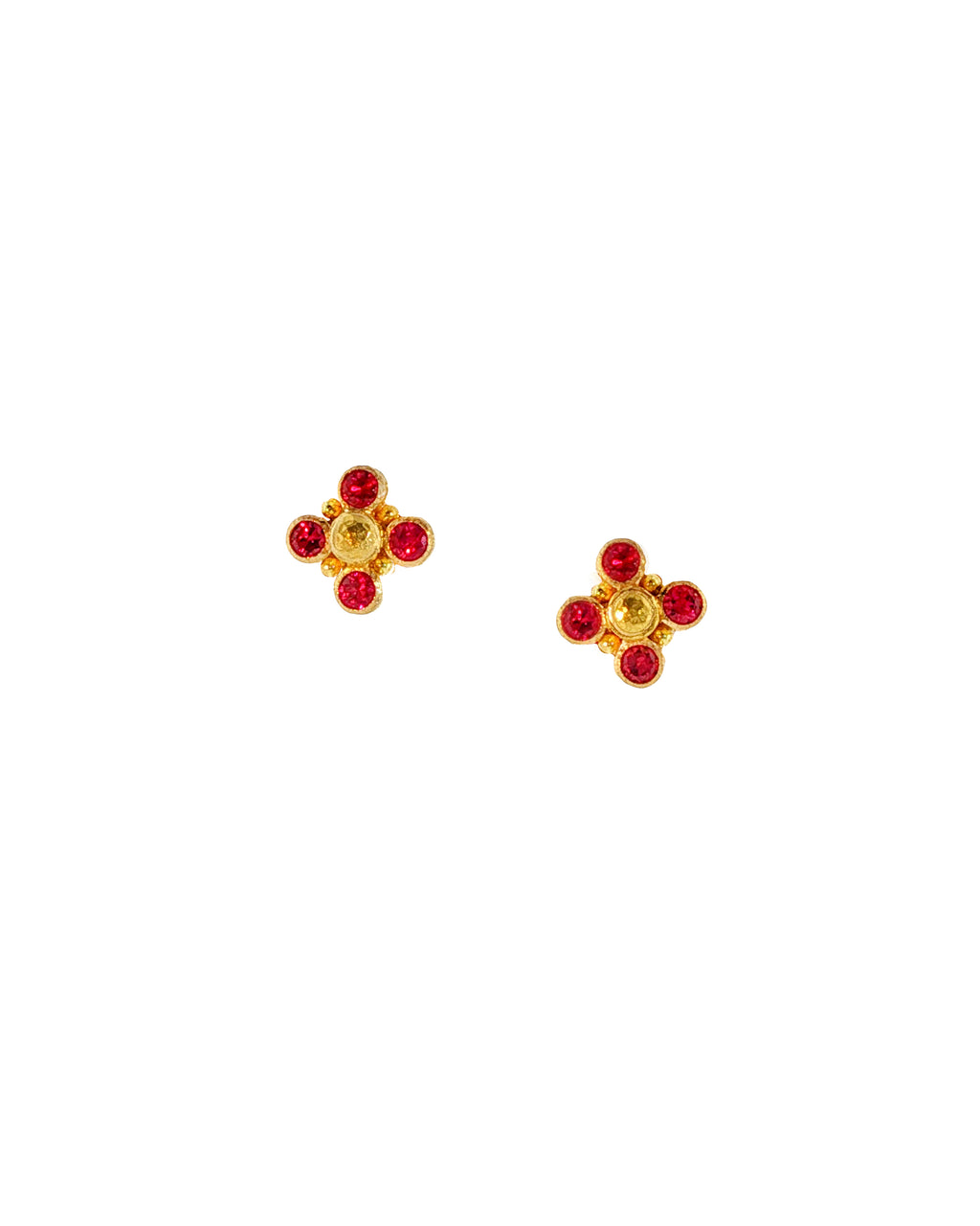 Ruby Stud Earrings