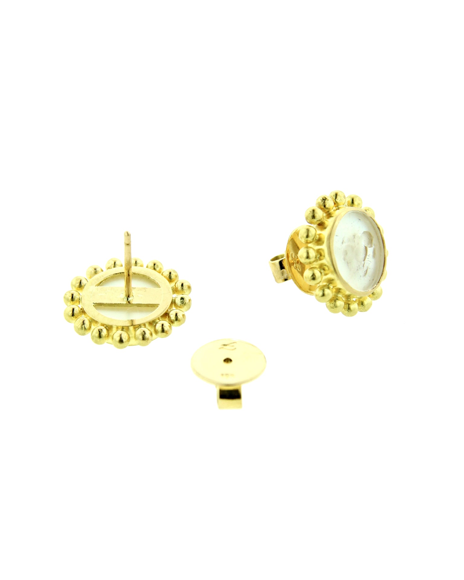 Crystal 'Tiny Horse' Stud Earrings