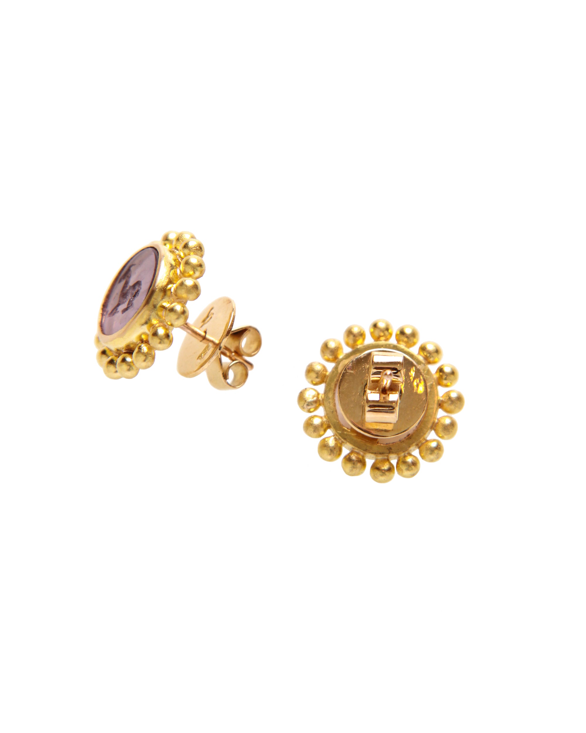 Mulberry 'Tiny Horse' Stud Earrings
