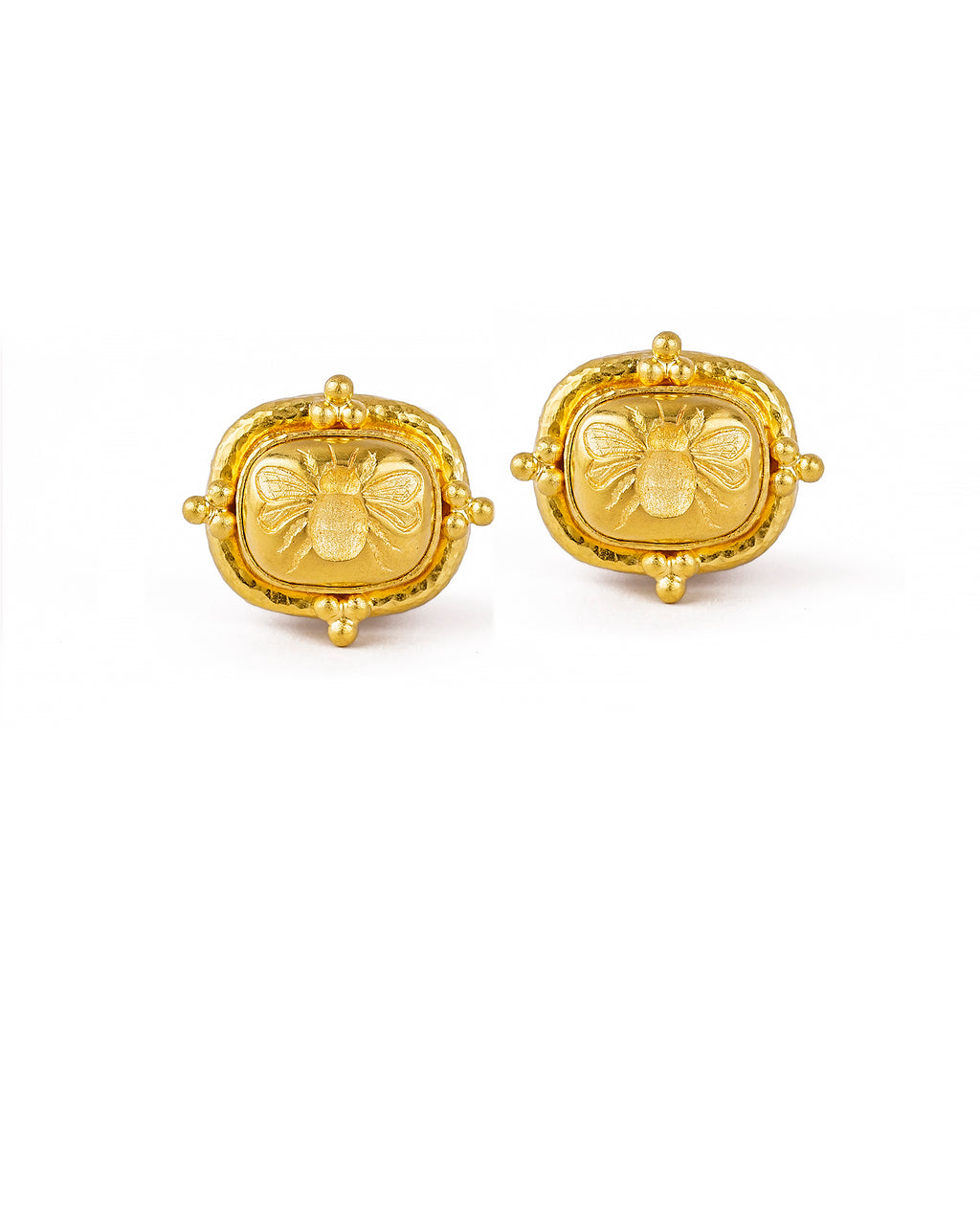 Gold 'Fat Bee' Earrings