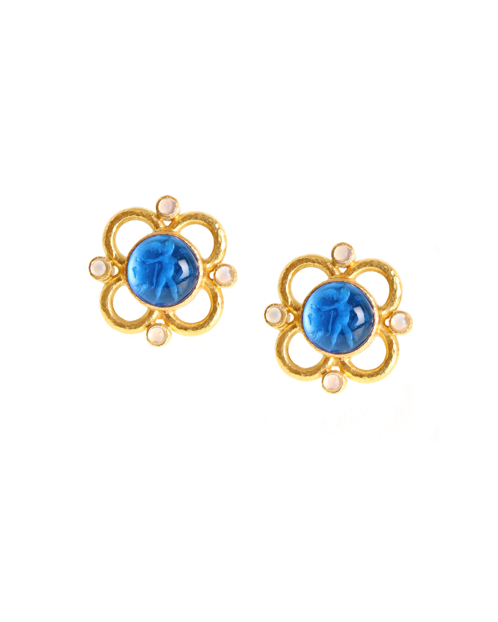 Peacock 'Cab Putto and Duck' Earrings
