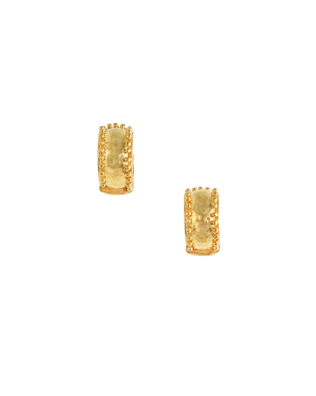 Curved Wide Hoops with Granulation