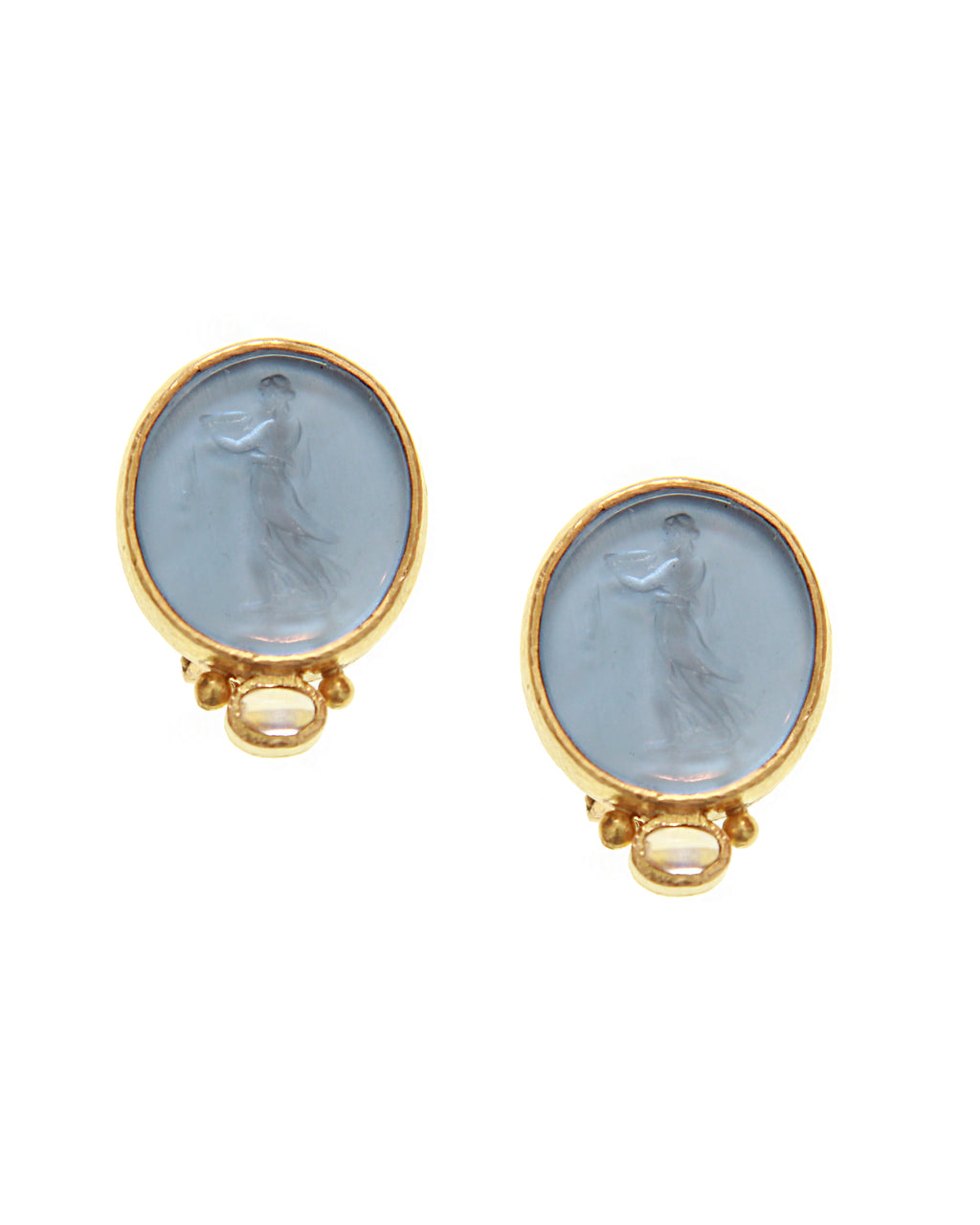 Cerulean 'Temple Dancer' Earrings