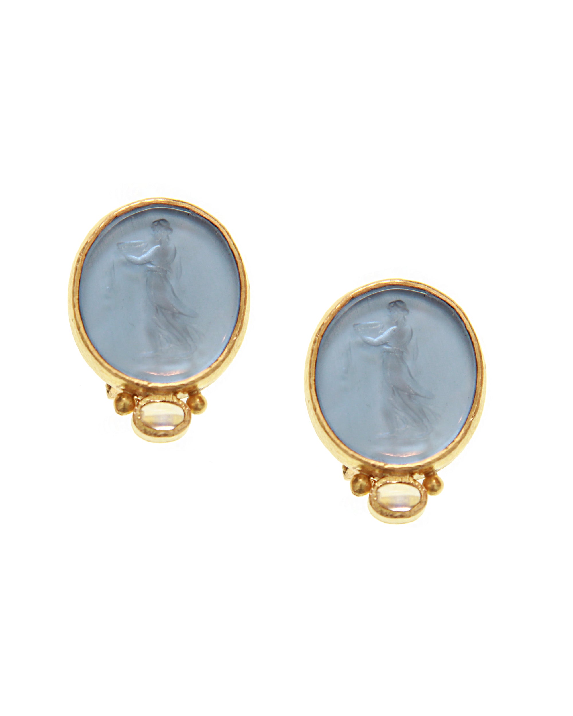 Cerulean 'Temple Dancer' Earrings