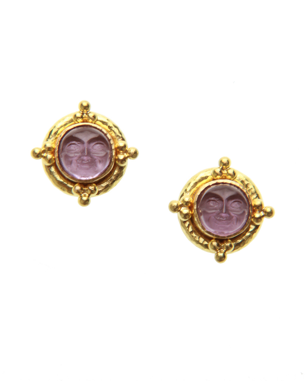 Mulberry 'Man-in-the-Moon' Stud Earrings